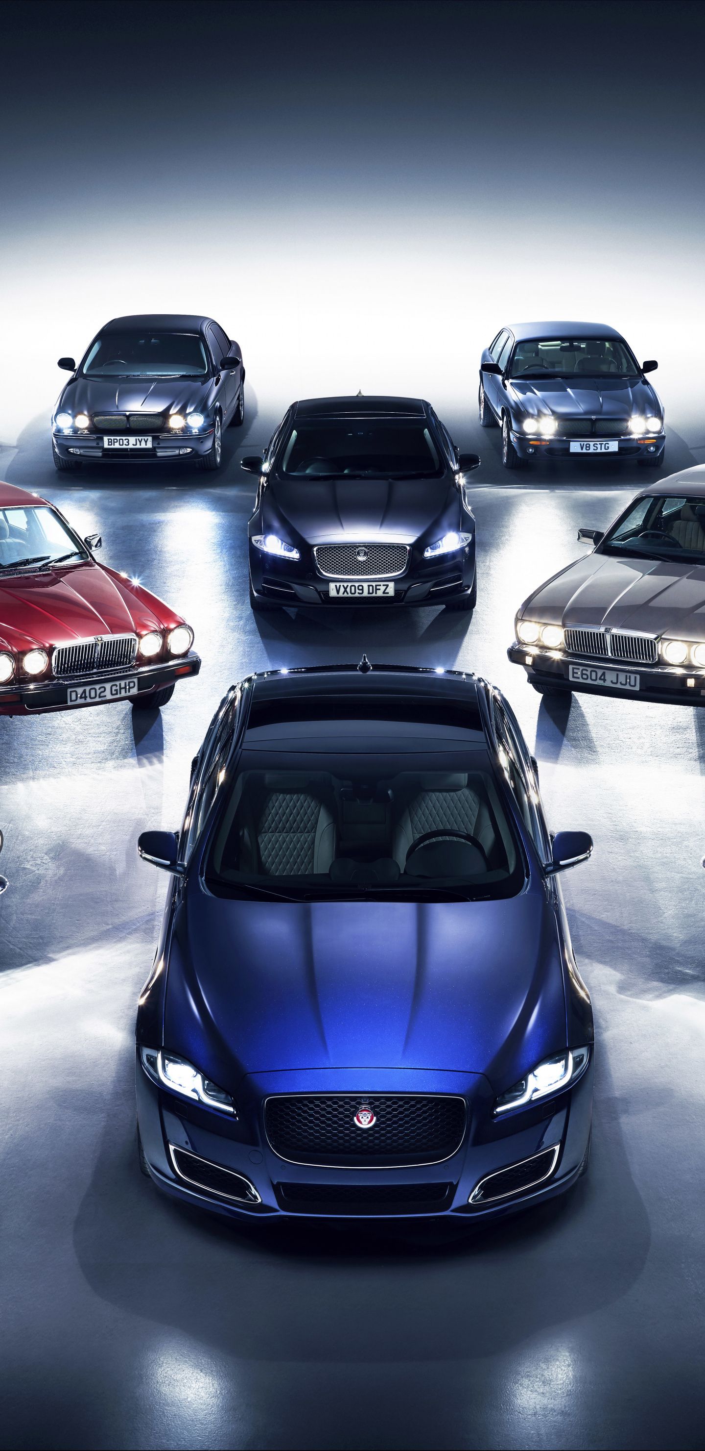 Jaguar XJ, jaguar, cars, 1440x2960