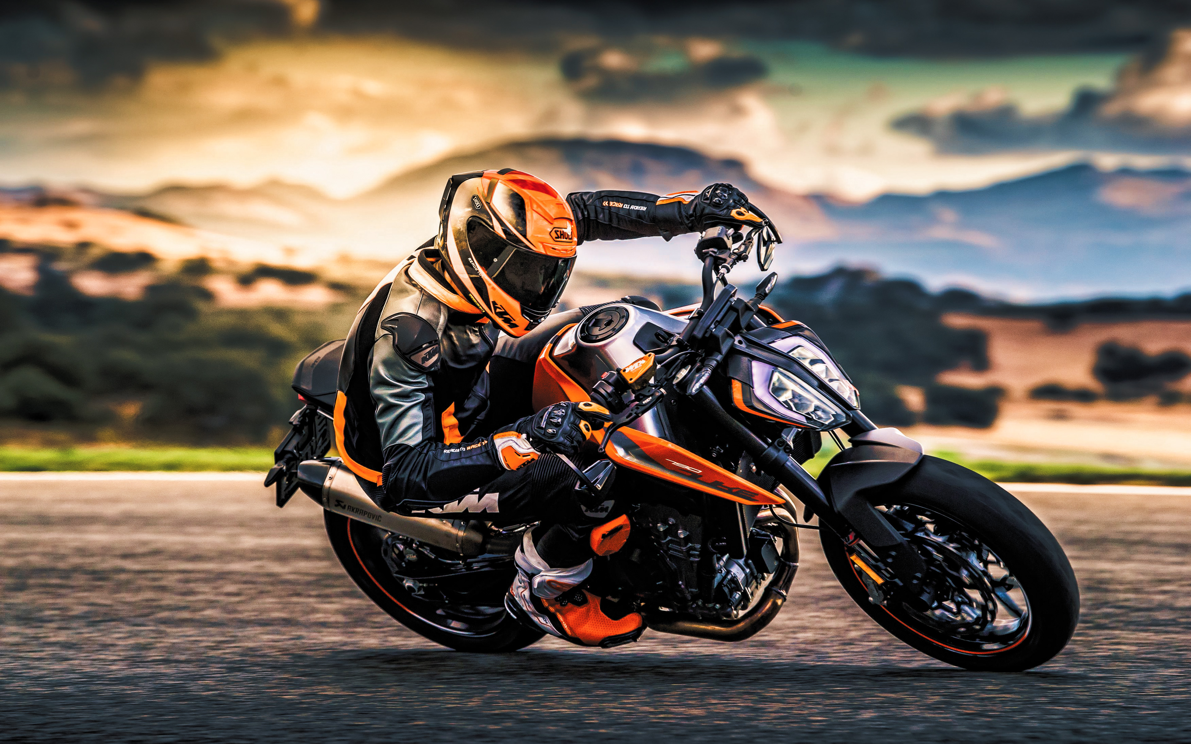 Download wallpaper KTM 790 Duke, 4k, superbikes, 2020 bikes, HDR, 2020 KTM 790 Duke, austrian motorcycles, KTM for desktop with resolution 3840x2400. High Quality HD picture wallpaper