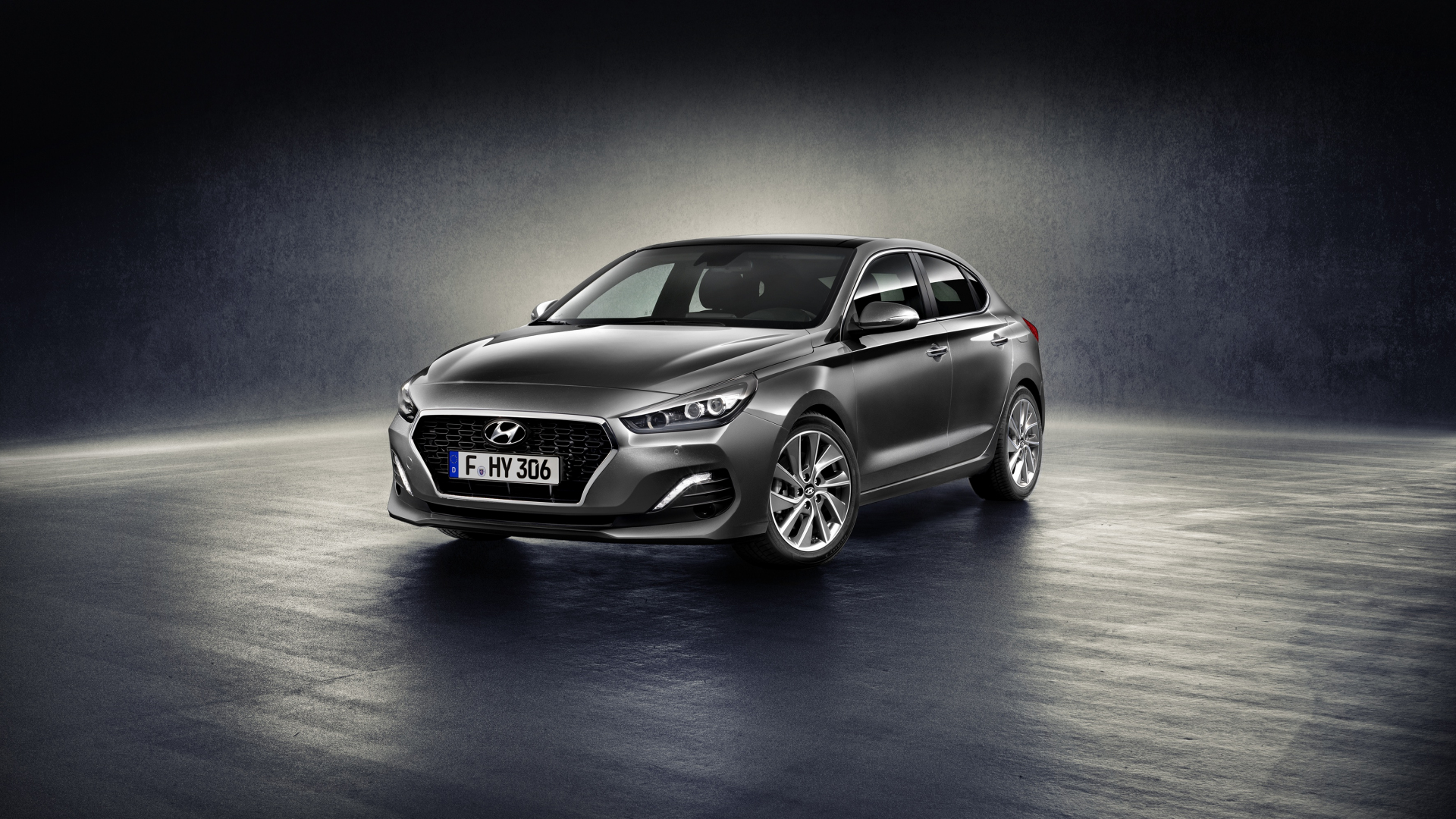 Desktop Wallpaper Hyundai I30, Compact Car, Front View, HD Image, Picture, Background, 69a520