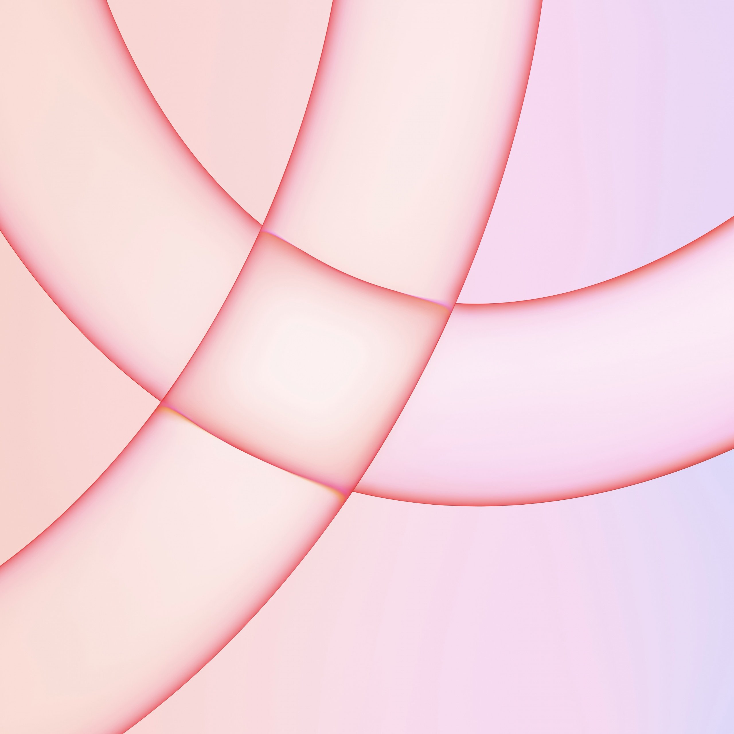 iMac 2021 Wallpaper 4K, Apple Event Stock, Pink background, 5K, Abstract