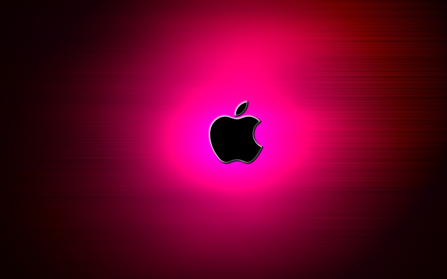 Apple Logo Pink Wallpaper