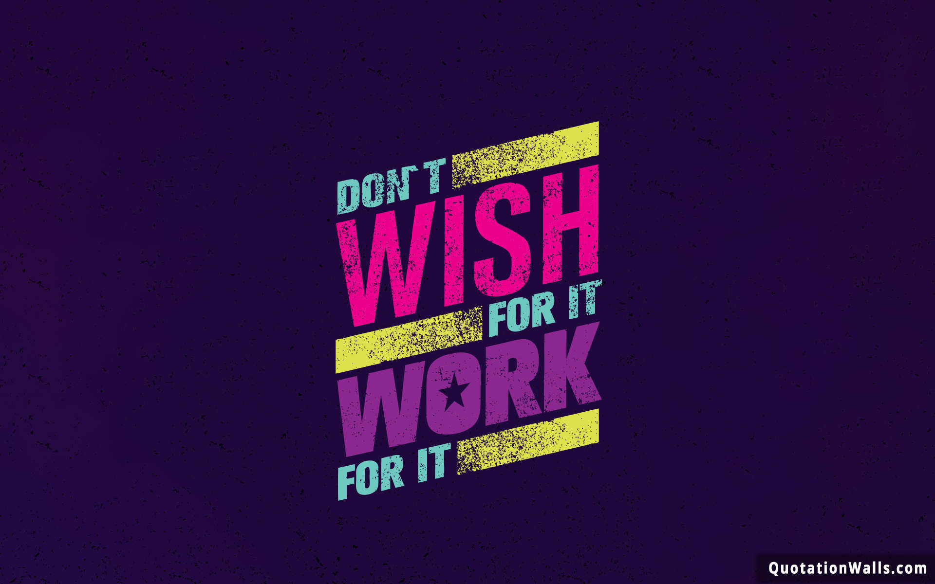 Work hard quotes wallpaper Work for it motivational wallpaper for desktop quotationwalls