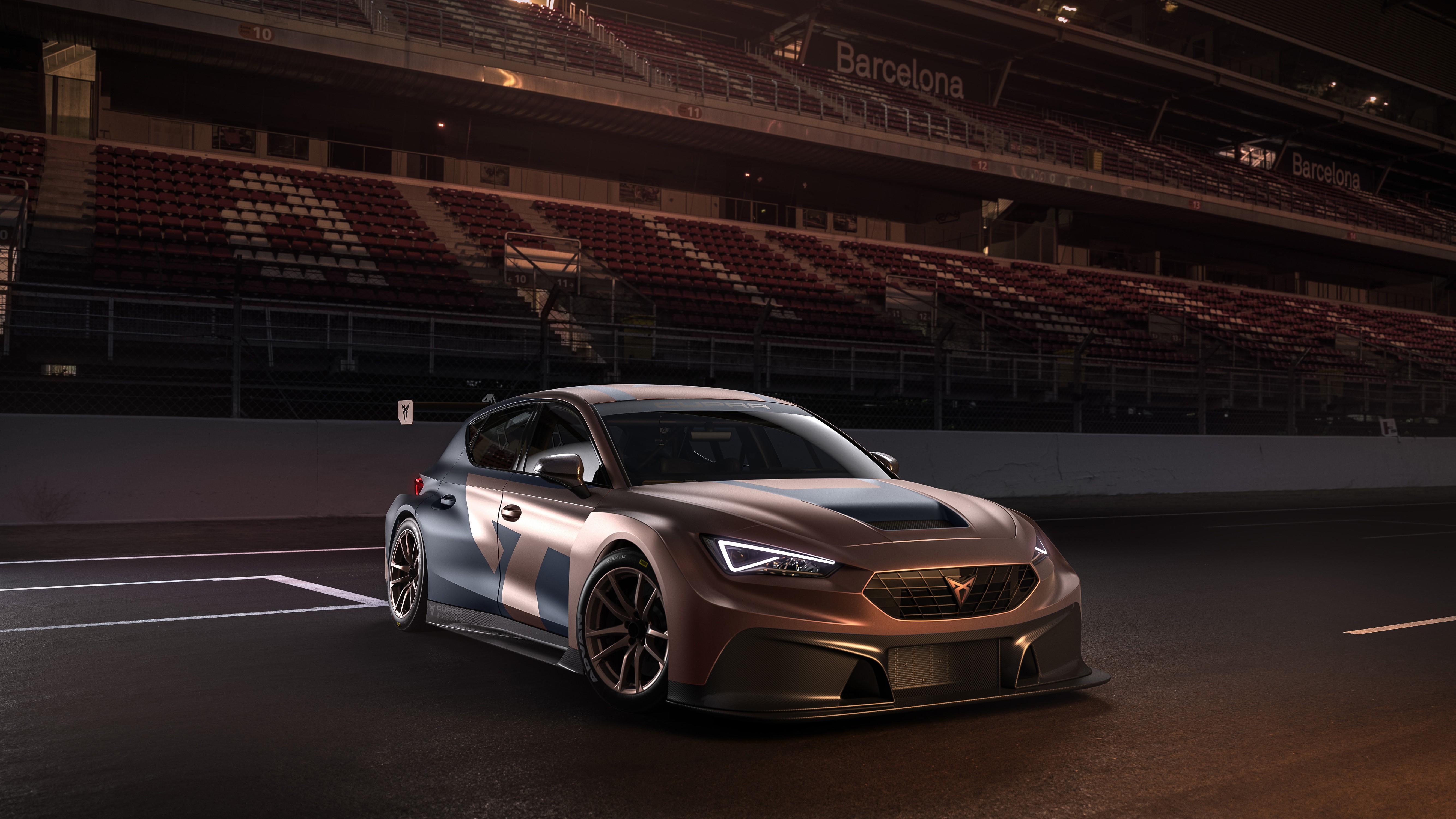4K, 5K, 2020 21 Leon Competition, Cupra, Brown. Mocah HD Wallpaper