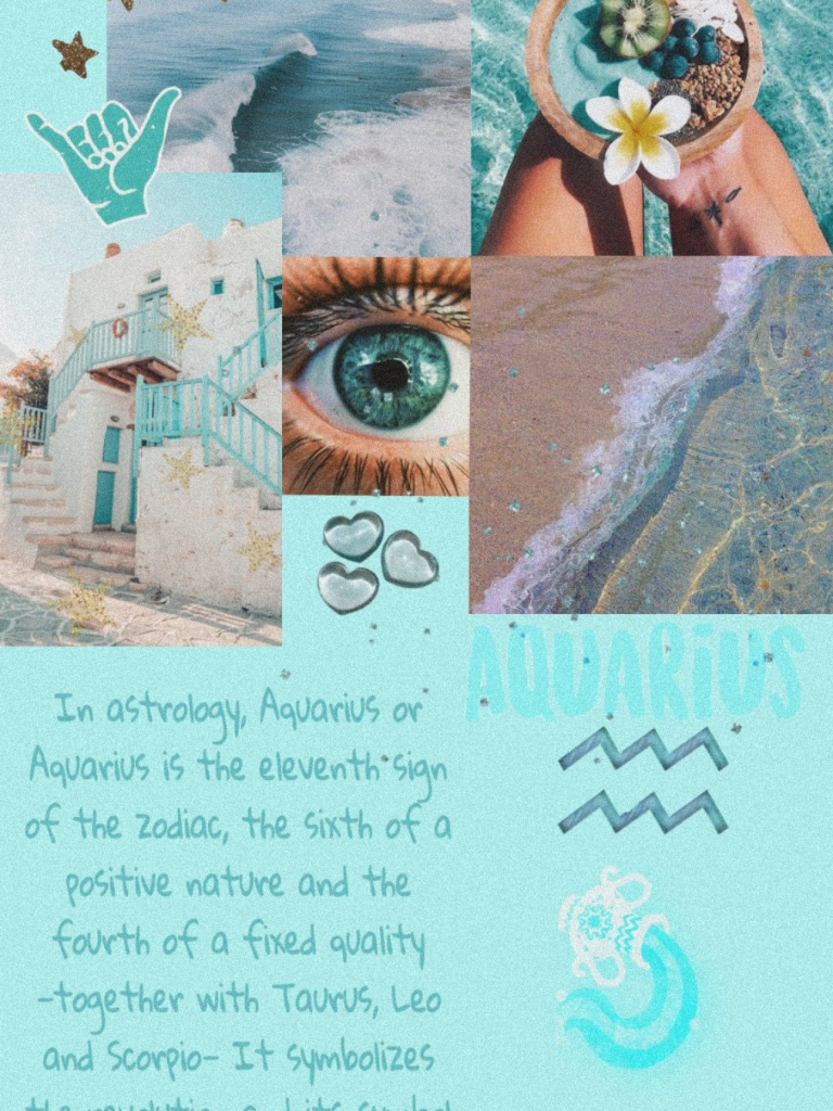 Free download Aesthetic Aquarius Zodiac Sign Phone Wallpaper in [1288x2289] for your Desktop, Mobile & Tablet. Explore Aquarius Background. Aquarius Wallpaper, Tinashe Aquarius Wallpaper, Aquarius Drink Wallpaper