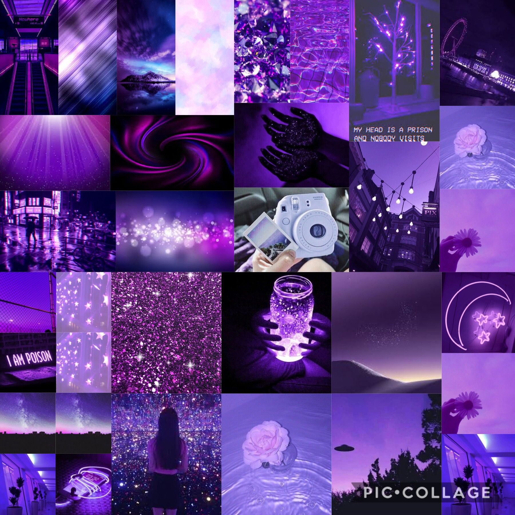 Zodiac Sign Purple Aesthetic Wallpaper