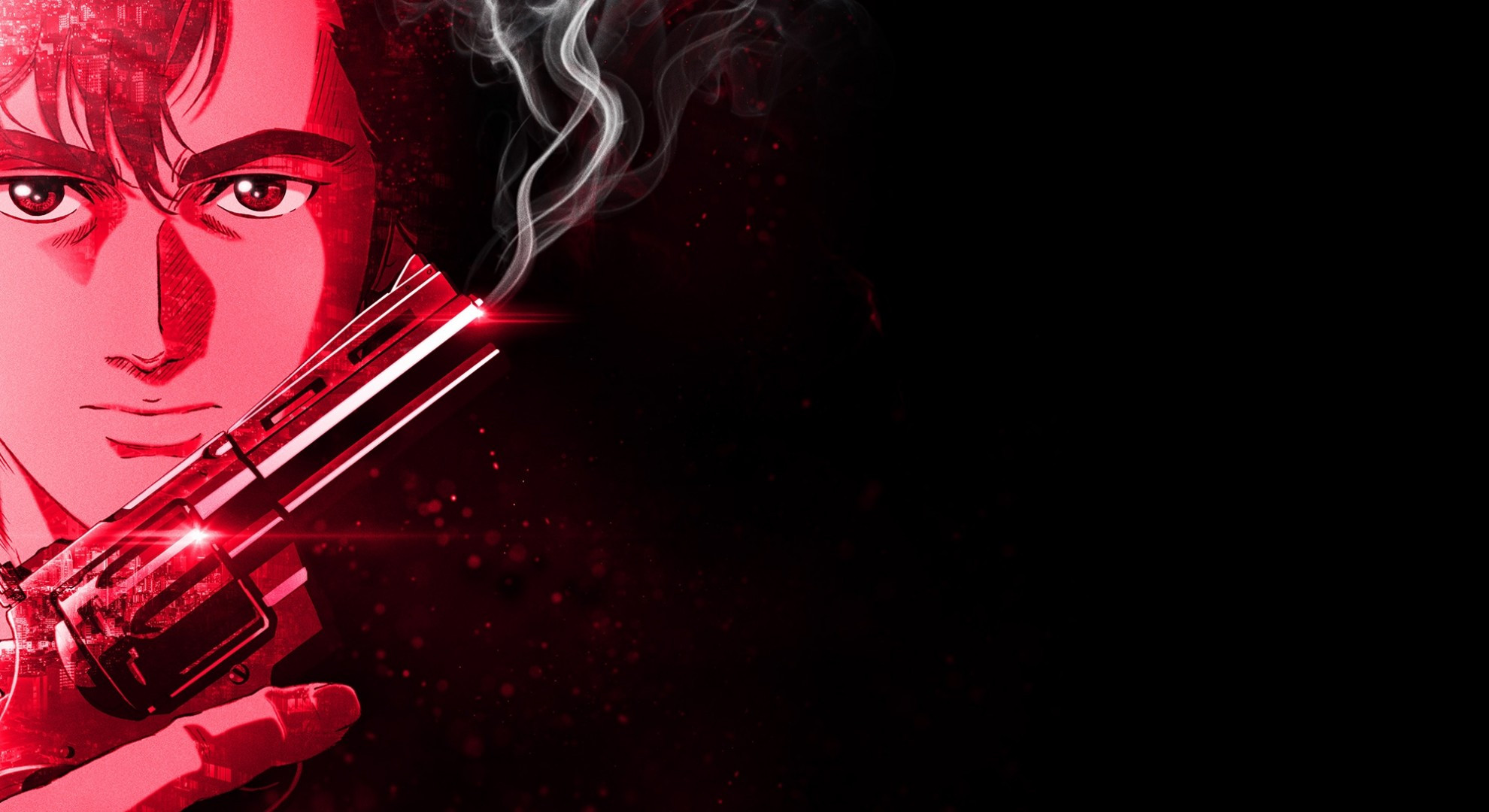 Download 1980x1080 City Hunter, Ryo Saeba, Artwork Wallpaper