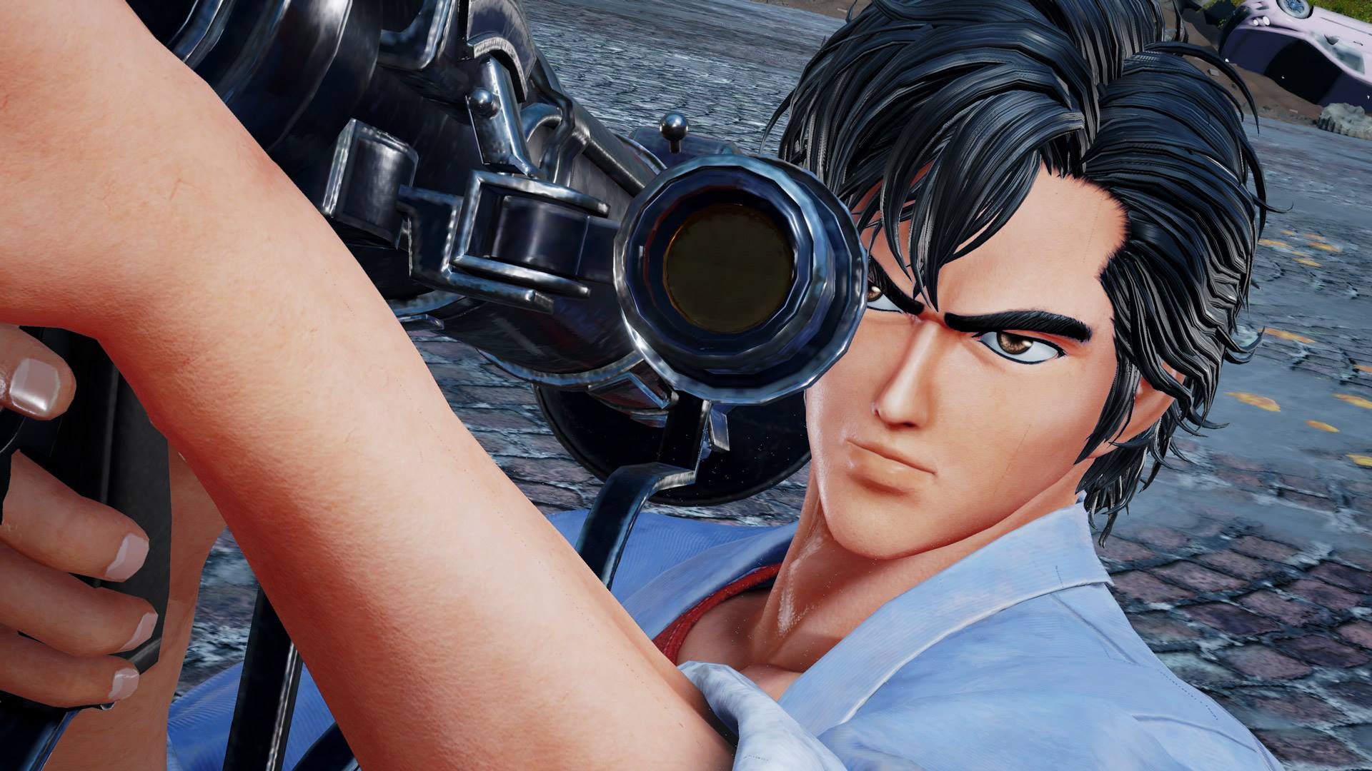 Jump Force Ryo Saeba and Kenshiro screenshots