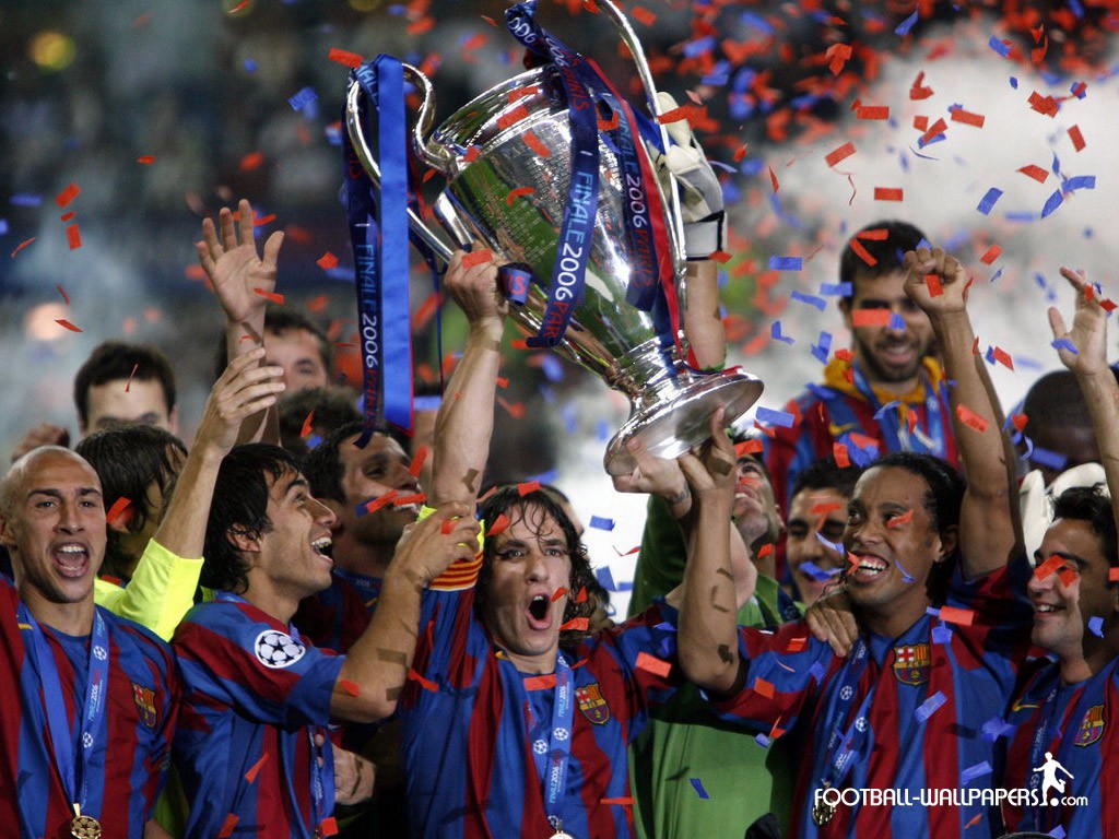 Fc Barcelona Uefa Champions League Wallpaper Champions League 2006 Winner
