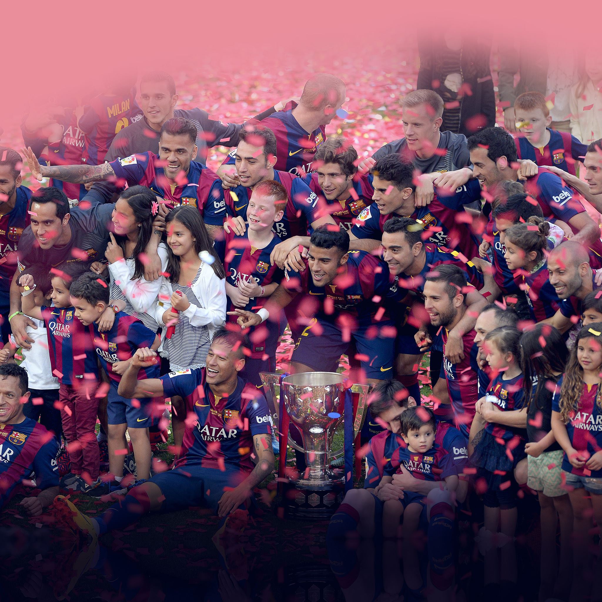 Barcelona Champions League Big Ear Sports iPad Air Wallpaper Free Download