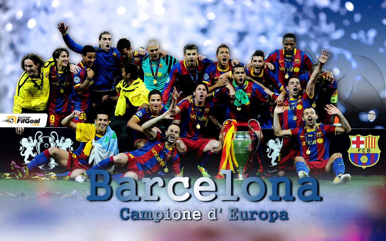 Free download Barcelona Champions of Europe [1280x800] for your Desktop, Mobile & Tablet. Explore FC Barcelona Champions League Wallpaper. FC Barcelona Champions League Wallpaper, Champions League Wallpaper, Champions League Wallpaper