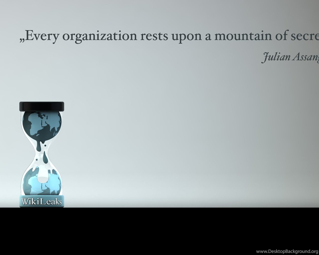 Wikileaks Quotation Julian Assange Wallpaper Desktop Background