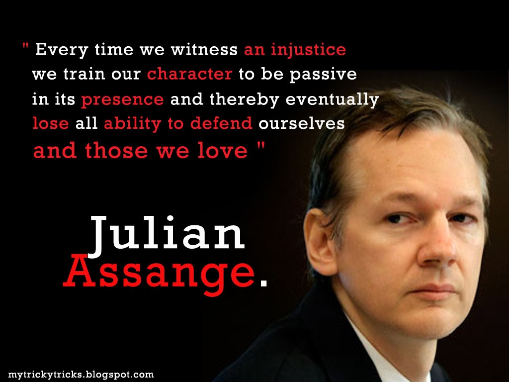 Trickytricks: Julian Assange & Wikileaks HD Wallpaper, Words of Julian Assange
