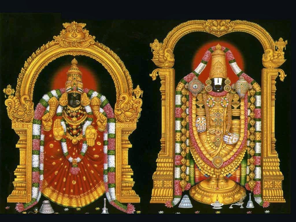 Venkateswara Swamy With Lakshmi Devi