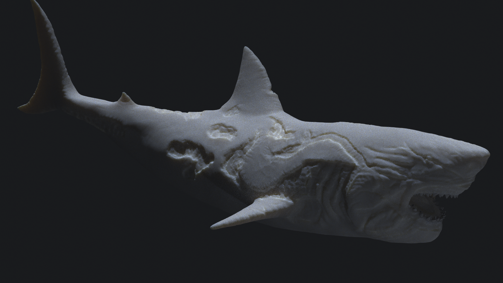 Download free STL file Zombie Shark • 3D printer model ・ Cults