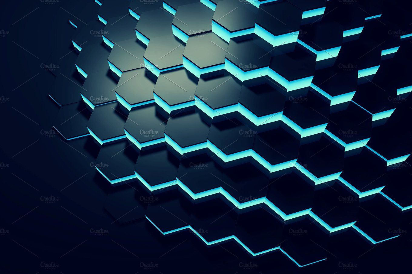 Glowing blue hexagon background. Hexagon pattern, Hexagon, Background patterns