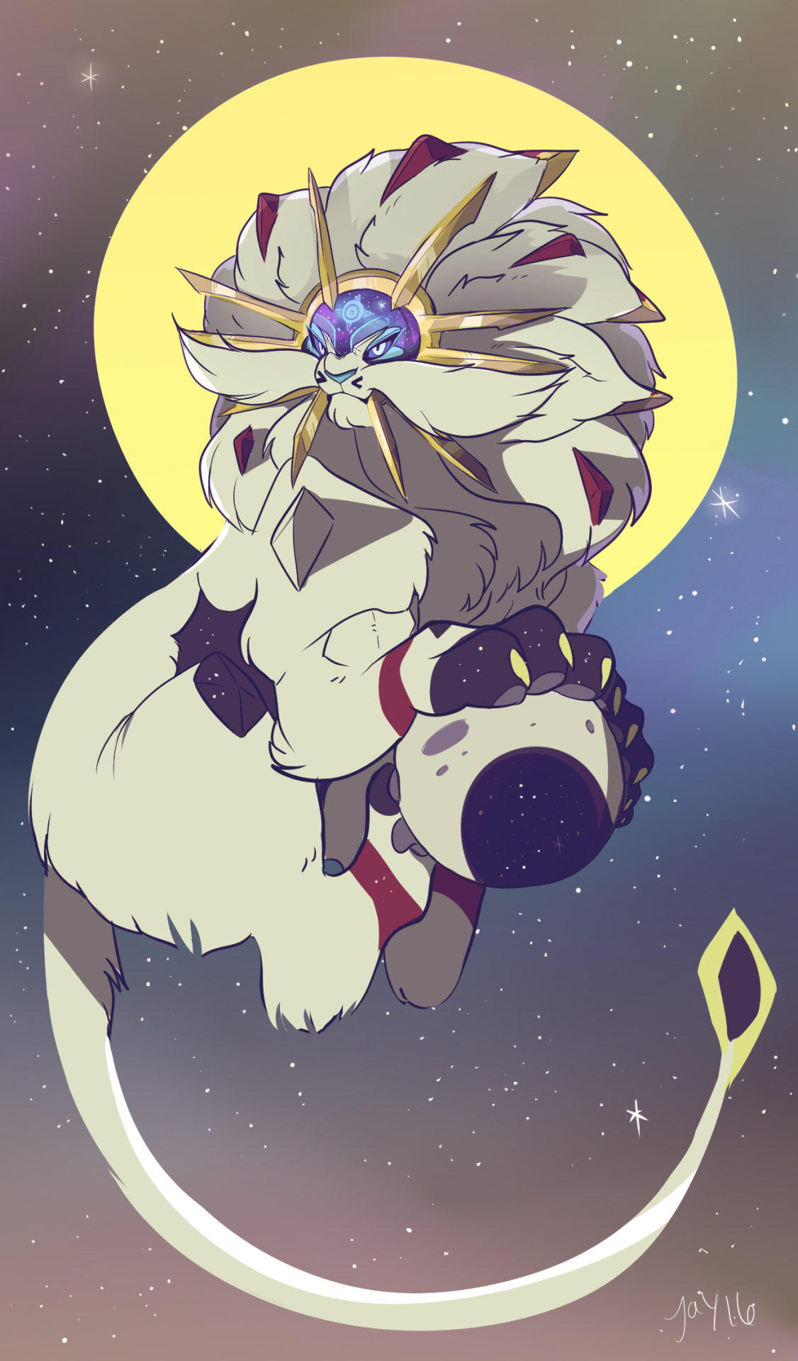 Anime Pokemon Solgaleo Fanart