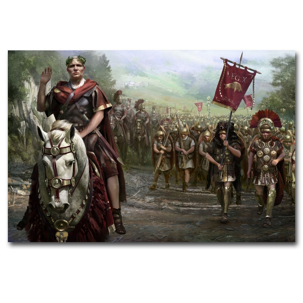 Video Game Poster Total War Rome II Wallpaper Prints Wall Picture Canvas Art For Living Room Decor. Painting & Calligraphy