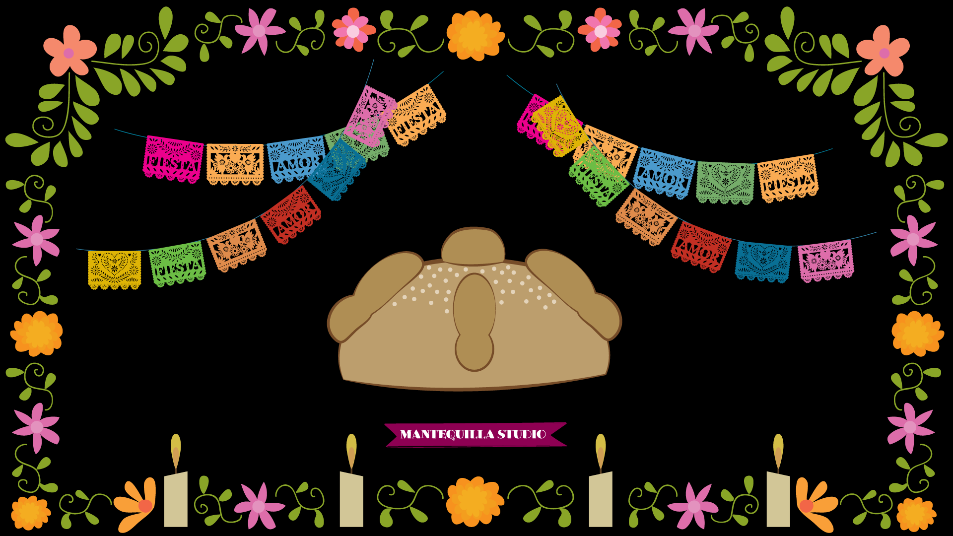 Wallpaper Pan de Muerto