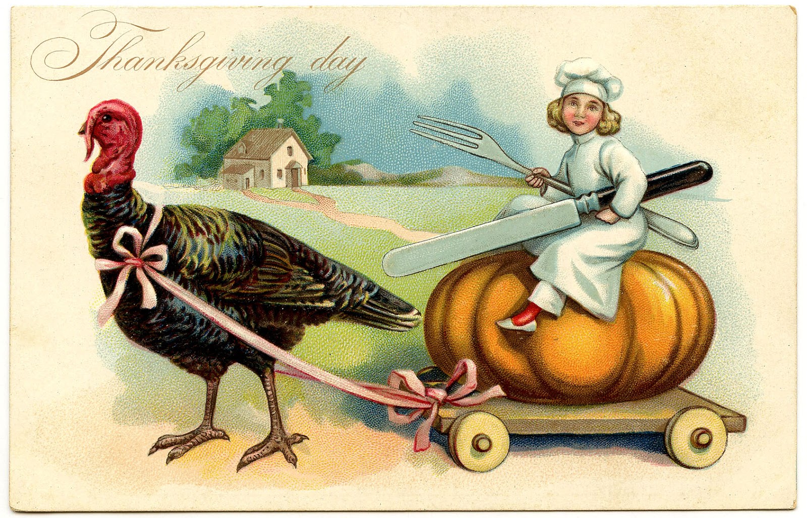 Vintage Thanksgiving Wallpaper