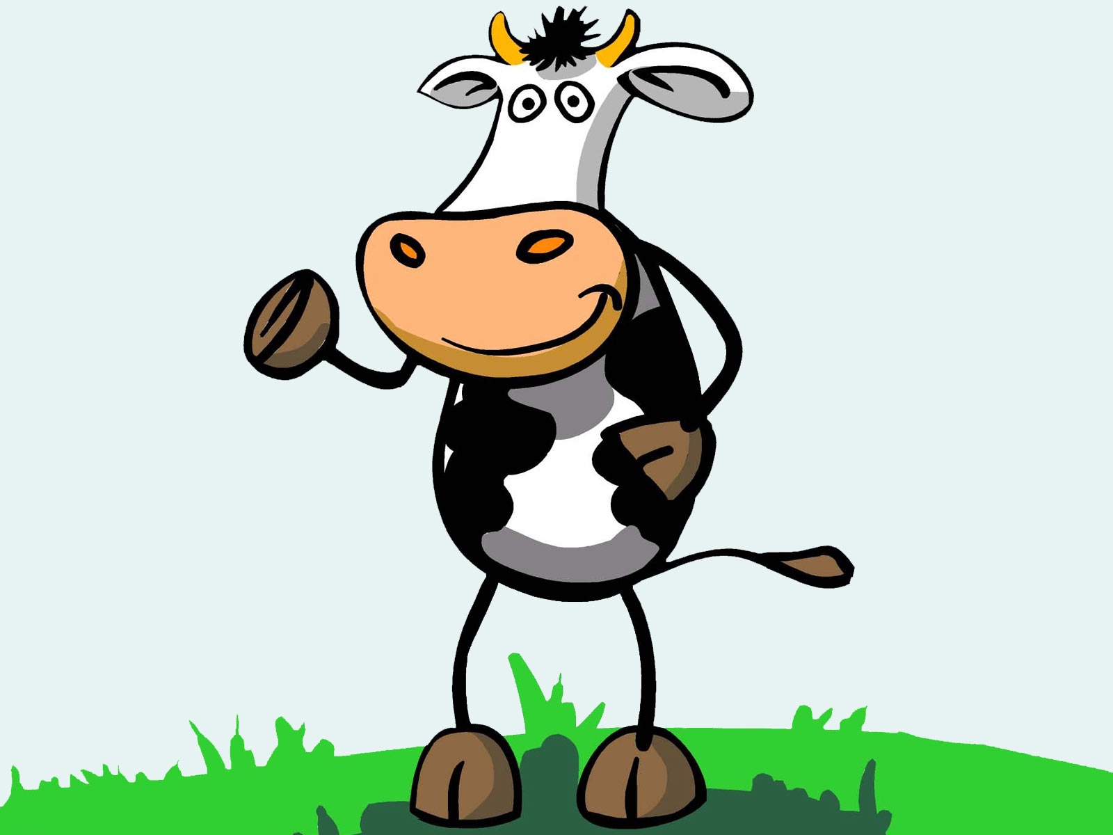 cow cartoon wallpaper HD