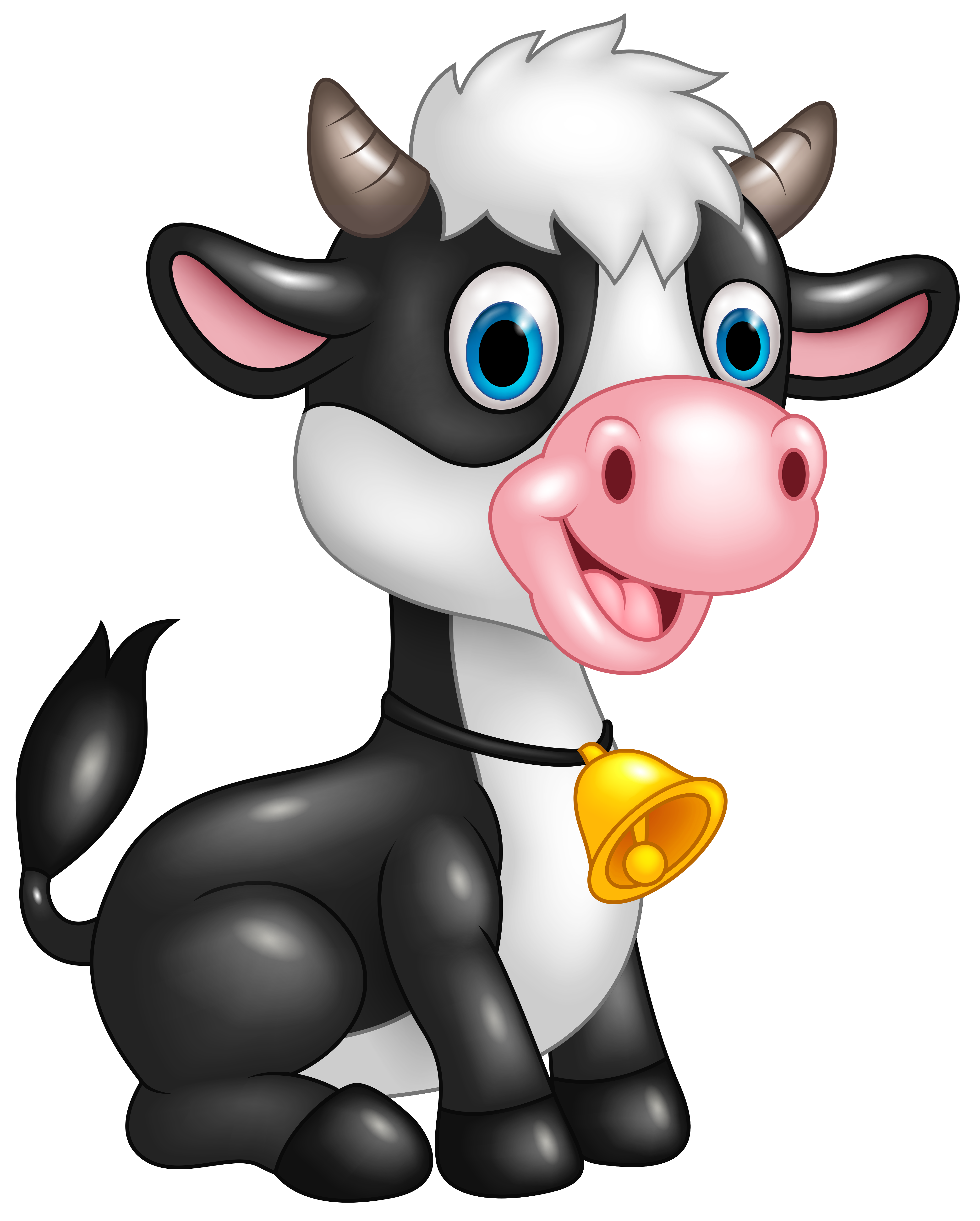 Cute Cow Cartoon PNG Clipart Image​-Quality Image and Transparent PNG Free Clipart
