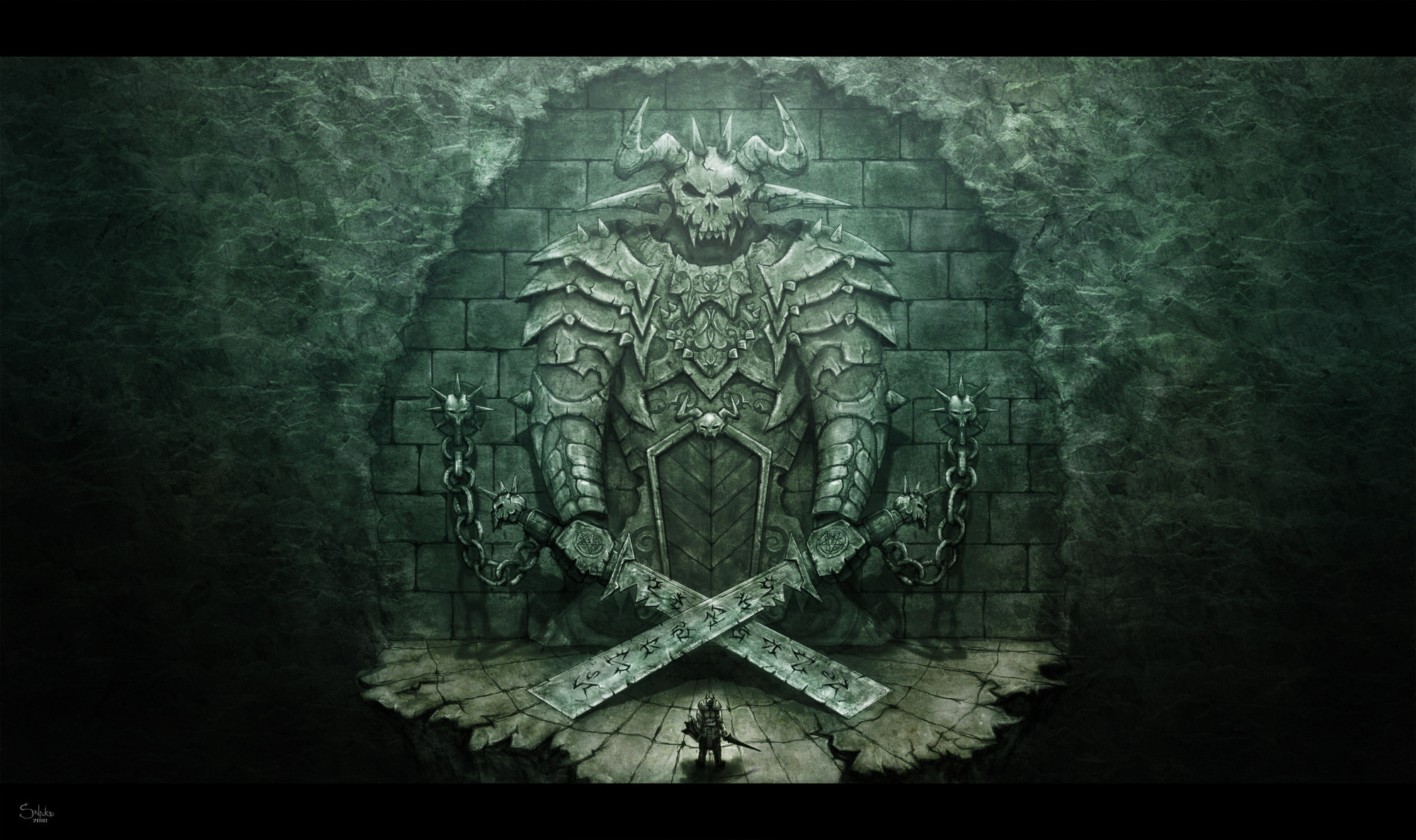 Demon gate warrior wallpaperx1187