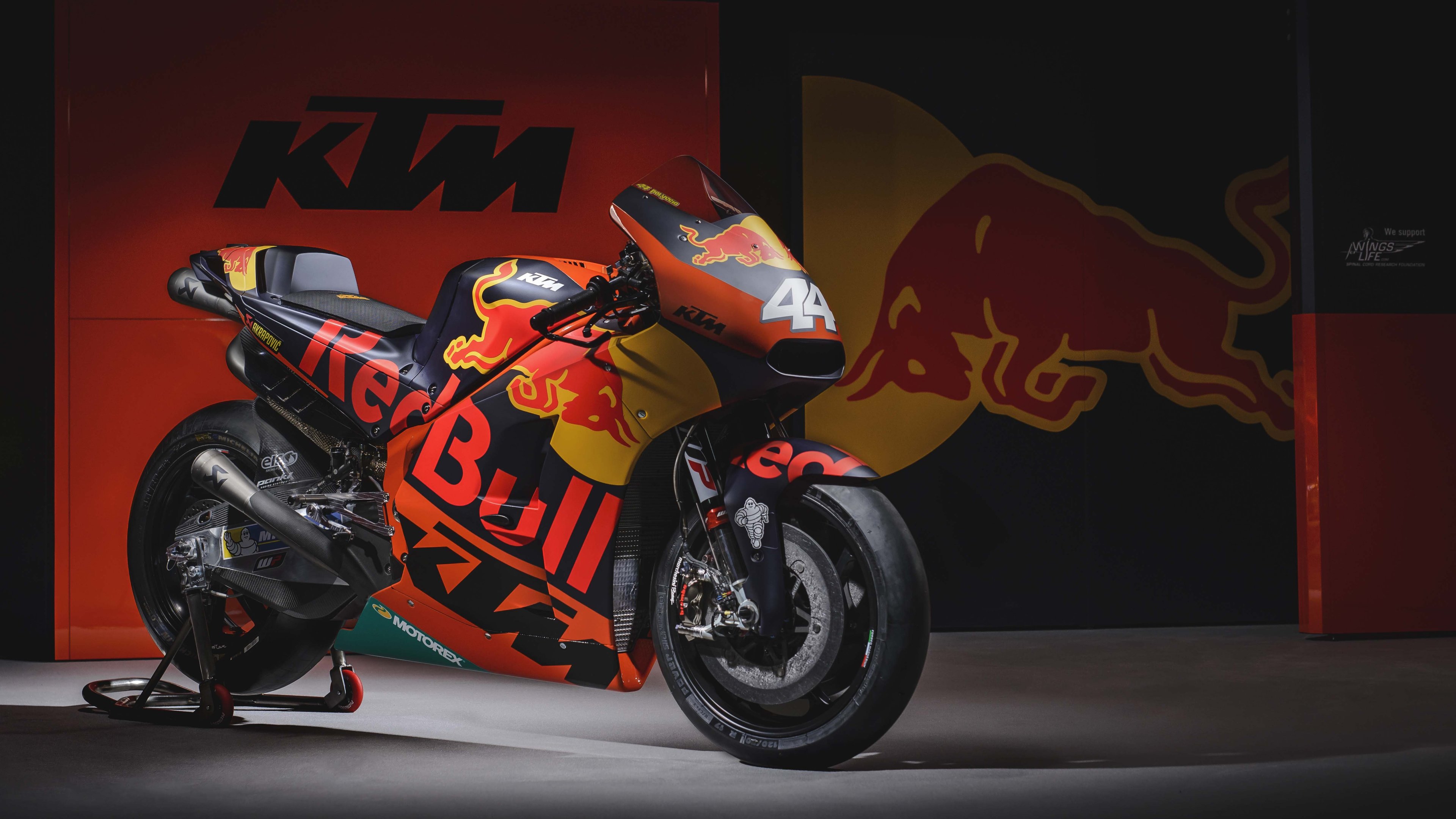 Wallpaper 4k KTM RC16 MotoGP Bike Wallpaper