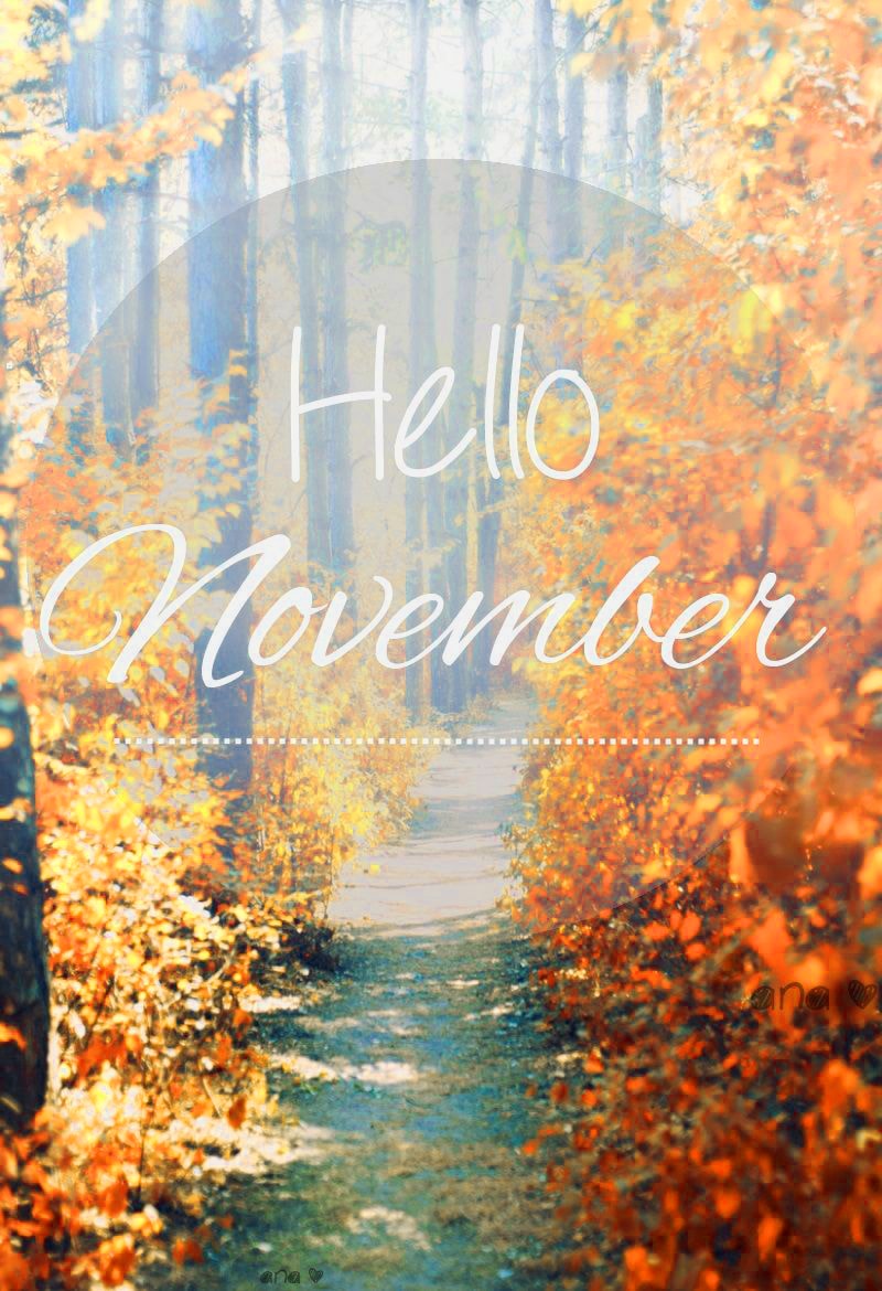 Handlettered November desktop tablet and phone wallpaper  makeandtell
