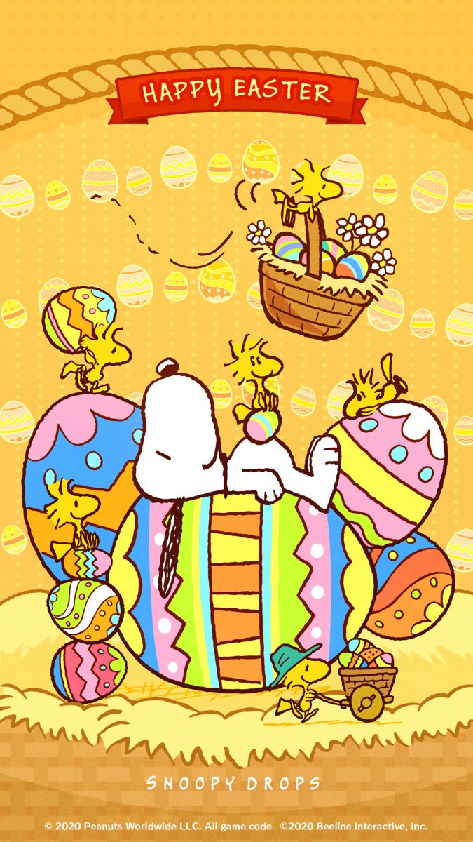 SNOOPY（フォーチュンイースター）. Snoopy picture, Snoopy wallpaper, Snoopy love