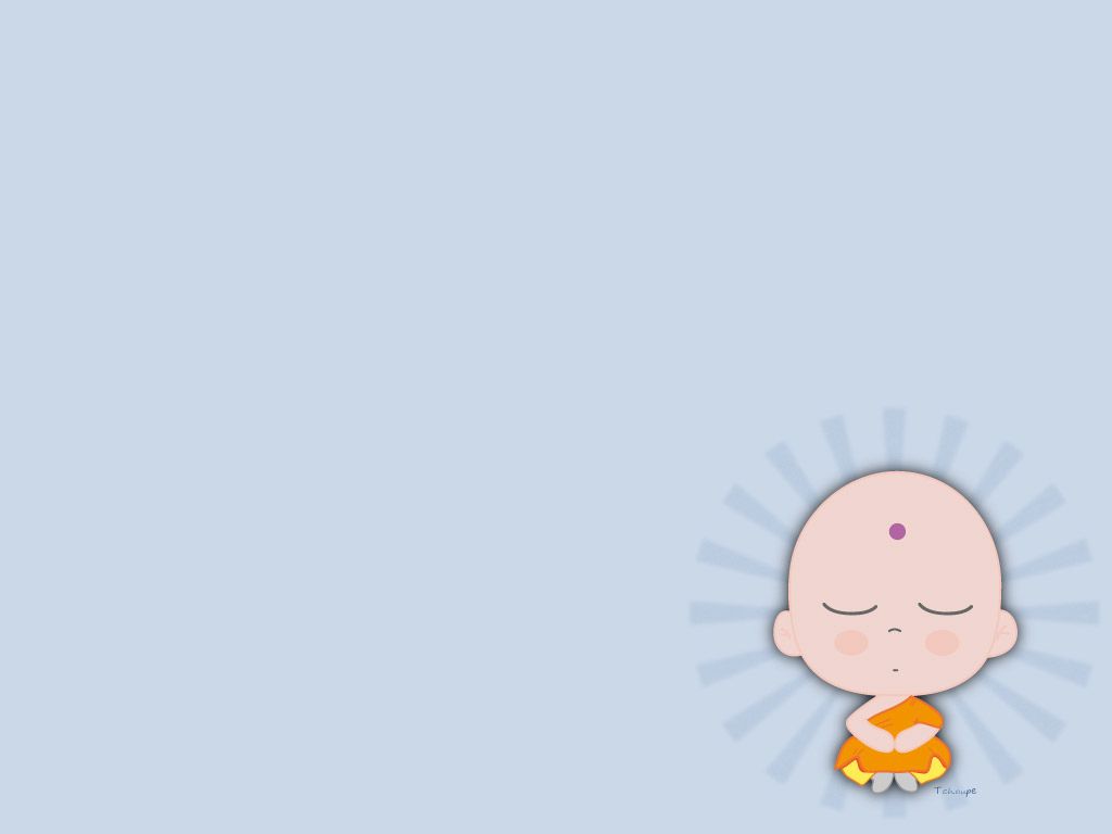 Cartoon Buddha Wallpaper