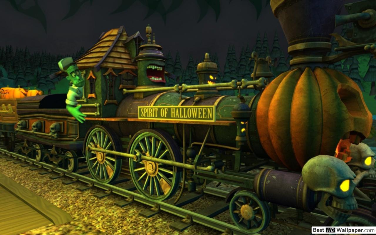 Spirit Of Halloween Train HD wallpaper download
