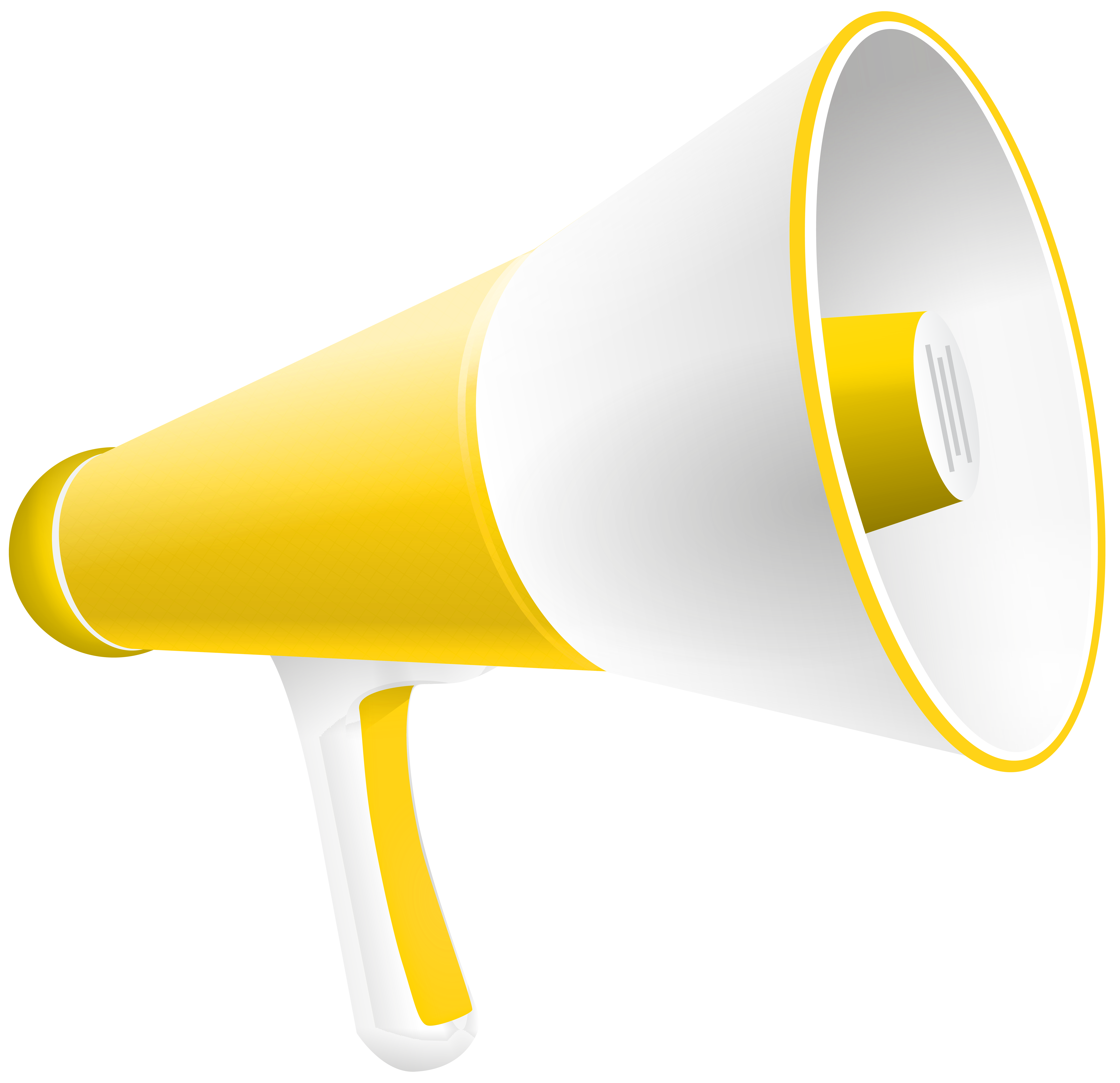 Yellow Megaphone Speaker PNG Clipart​-Quality Image and Transparent PNG Free Clipart