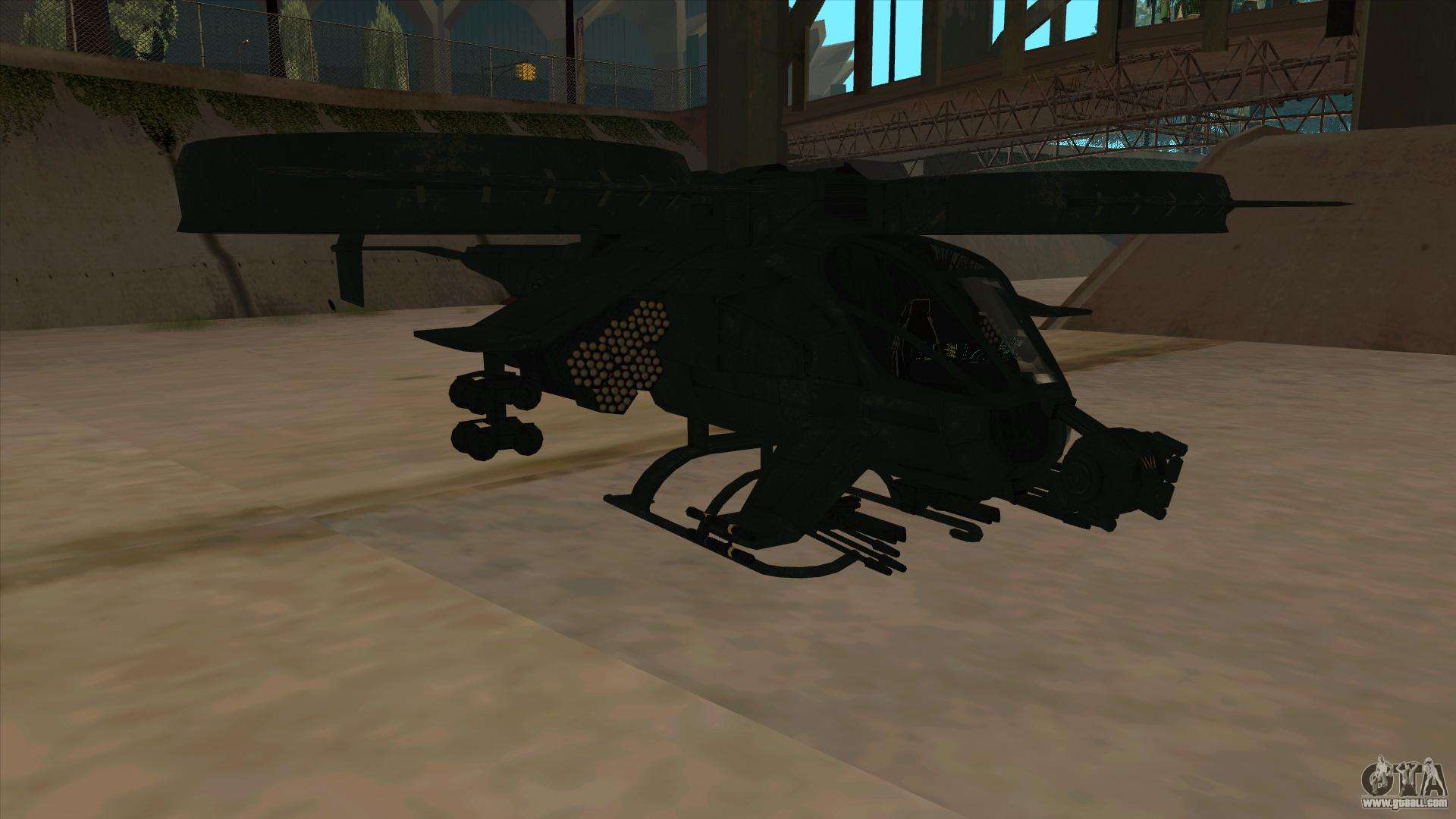 AT 99 Scorpion Gunship From Avatar For GTA San Andreas