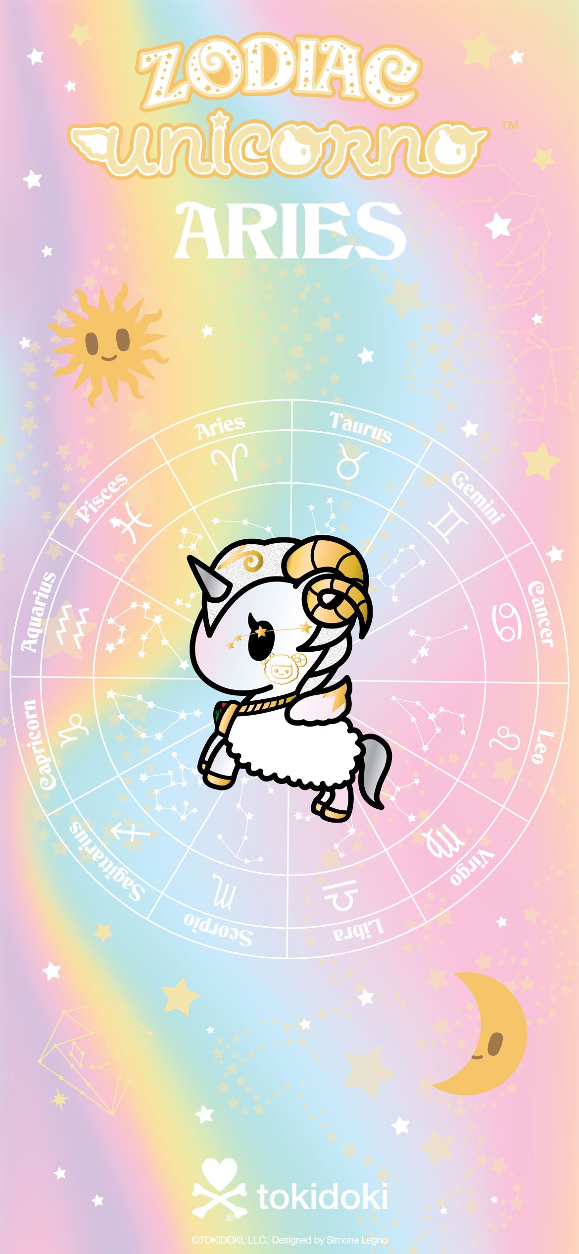 Zodiac Aries Unicorno