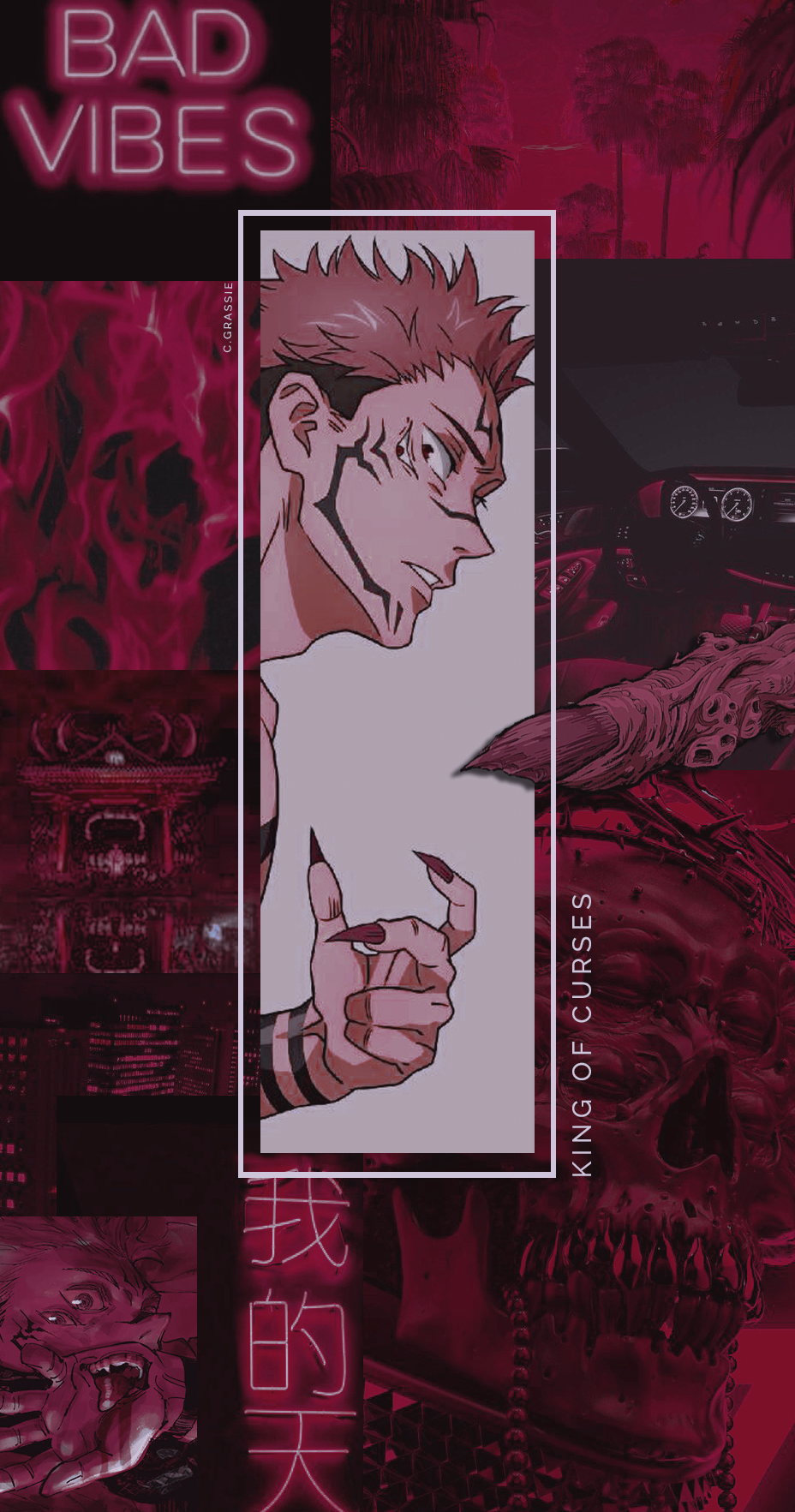 You are the cause of my Euphoria Kaisen: Sukuna Lockscreen