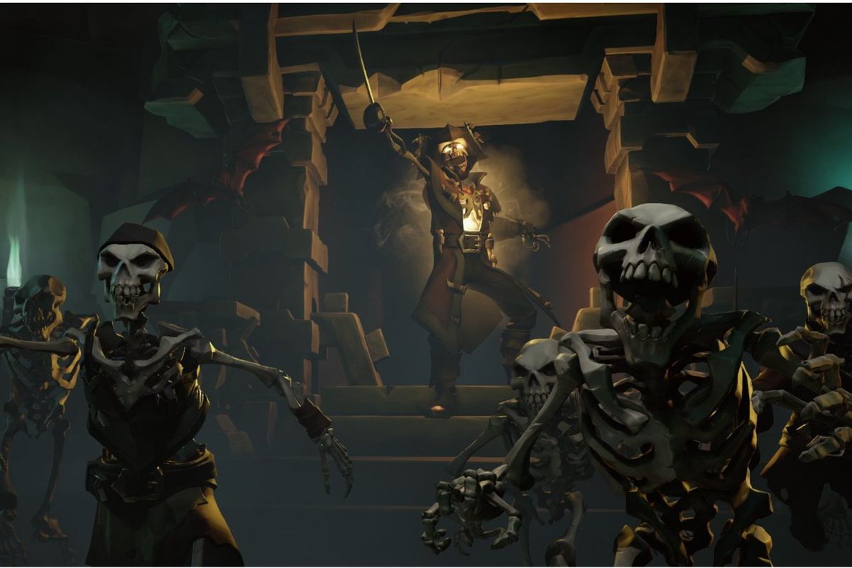 Sea of Thieves is now haunted by spooky skeletons for Halloween