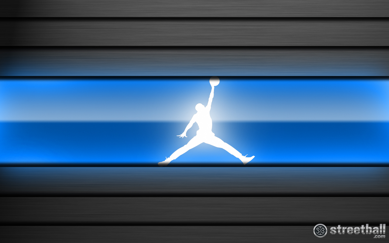 Jumpman UNC Blue Basketball Wallpaper