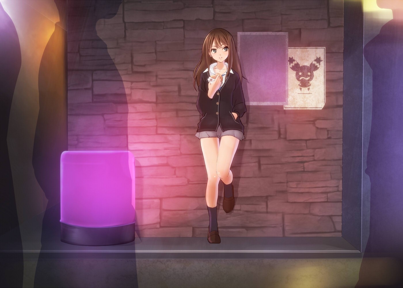 food school uniforms long hair brown idolmaster shibuya rin 1400x1000 wallpaper High Quality Wallpaper, High Definition Wallpaper