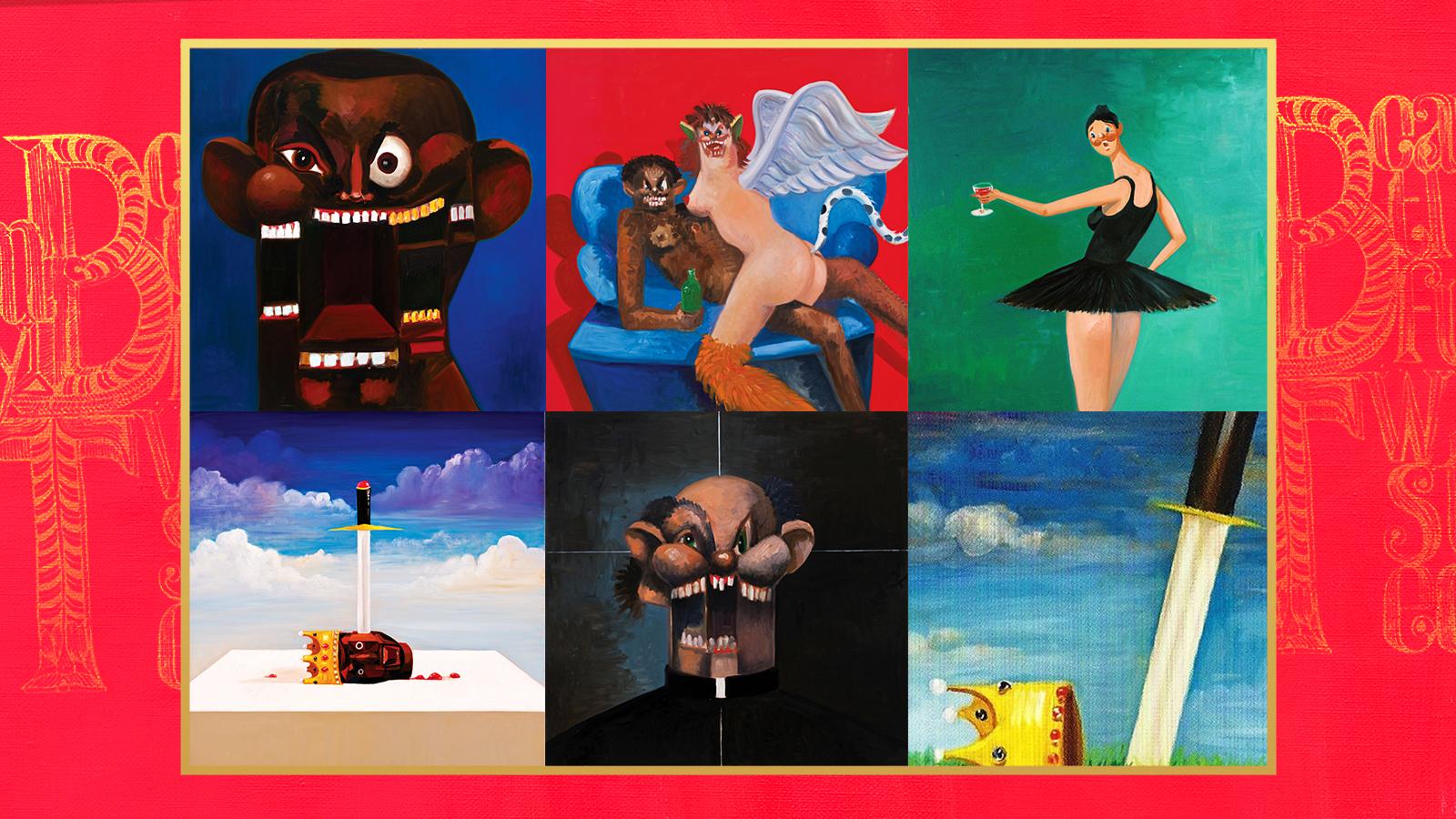Kanye West George Condo Art