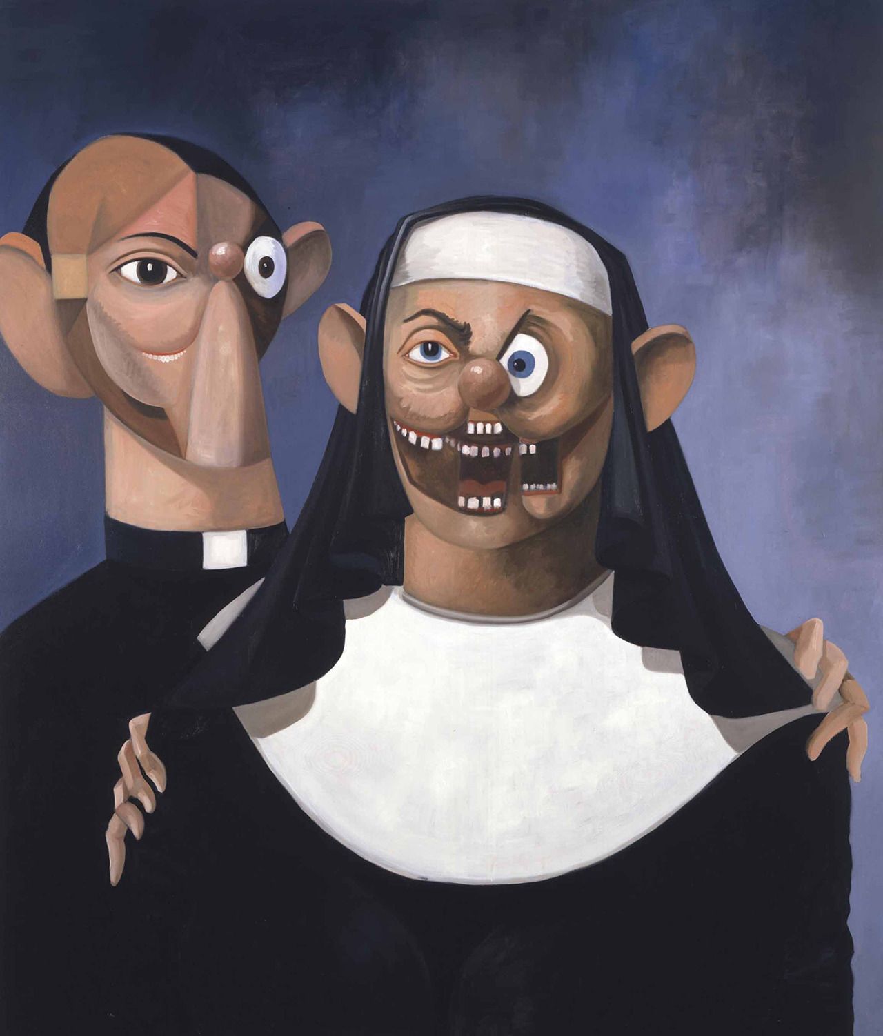 George Condo Nun and Priest 2007. George condo, Modern art, Art