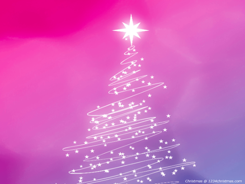 Pink Christmas Tree Wallpapers