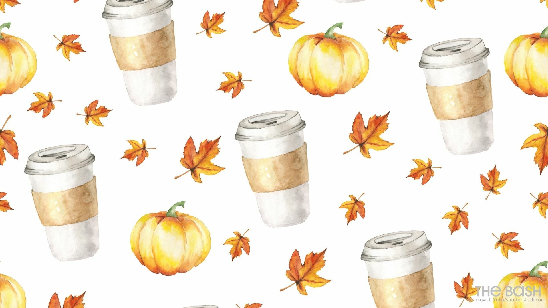 Autumnal Zoom Background for Thanksgiving