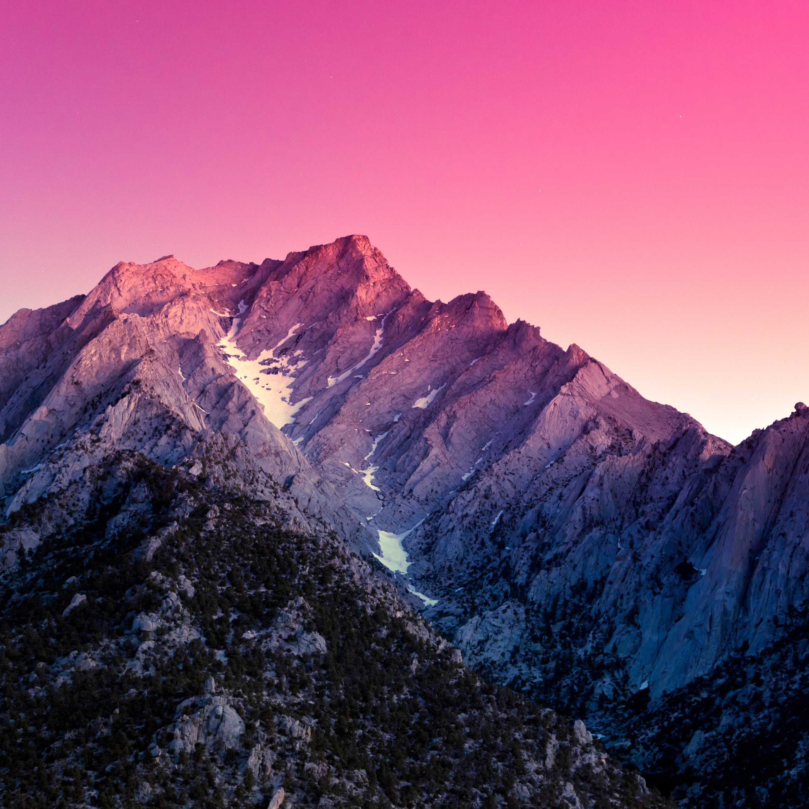 Sierra Nevada Wallpaper 4K, Aesthetic, California, Mountains, Evening, Nature