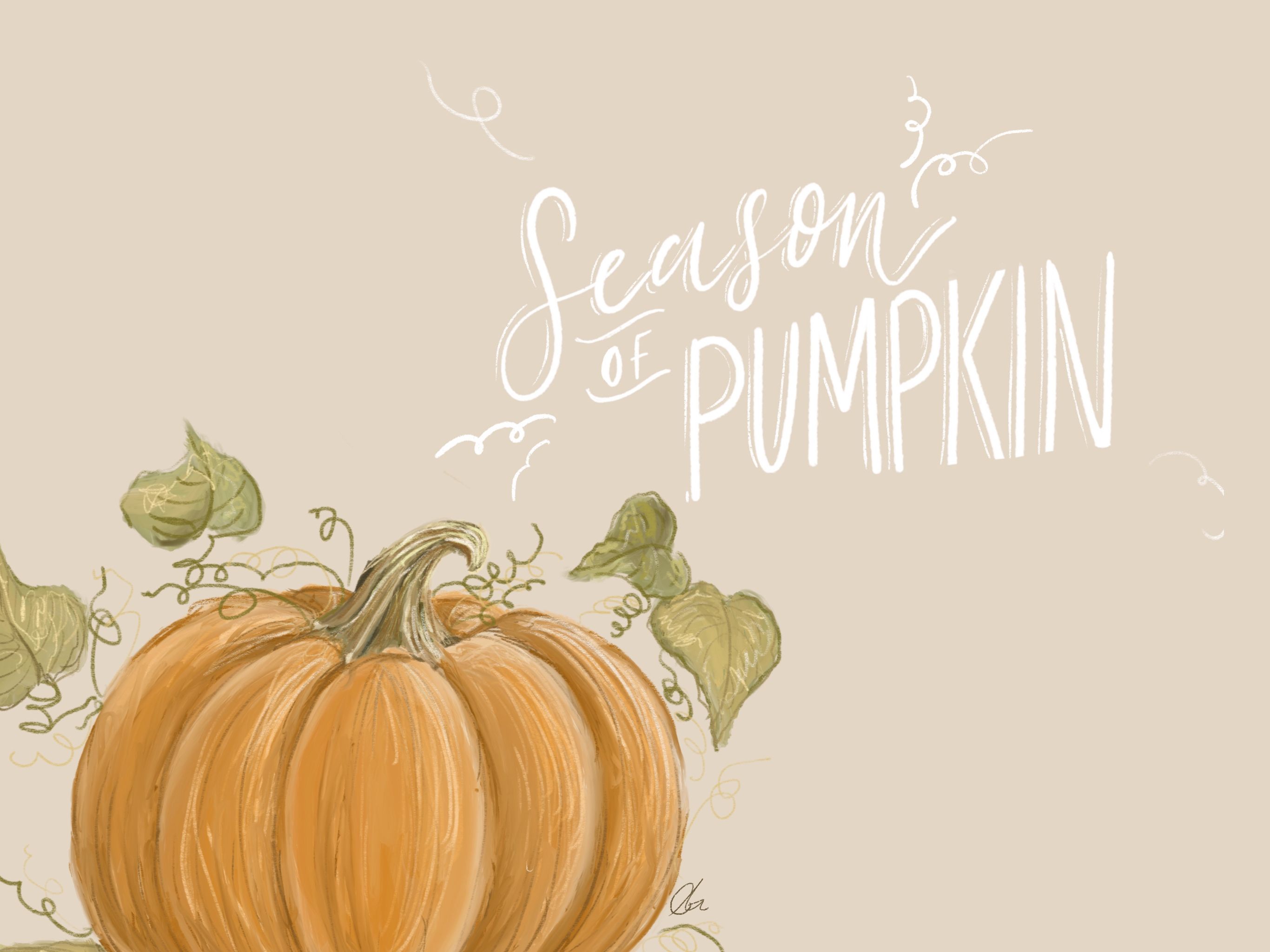 Season Of Pumpkin Desktop Wallpaper Amber's Artistry. Sfondi carini, Sfondi