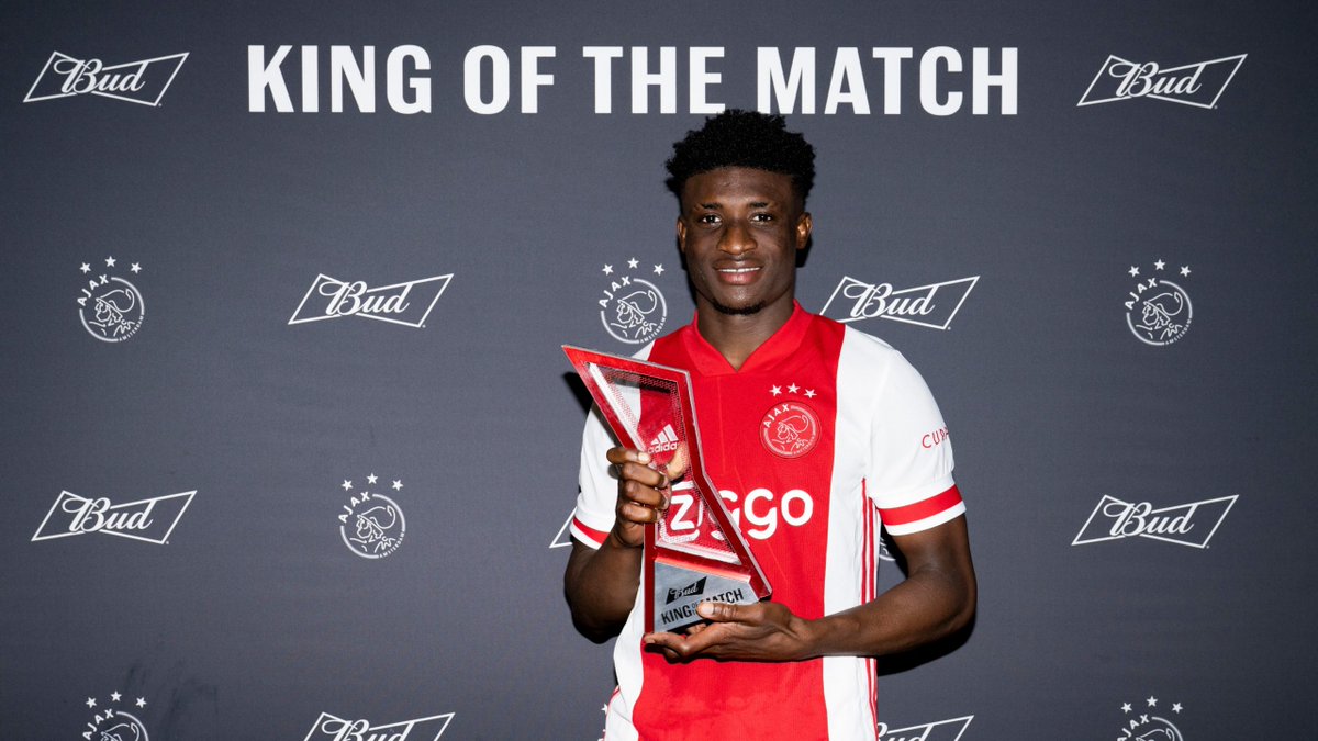 FootballMadeInGhana Kudus wins MOTM award in first league start for Ajax