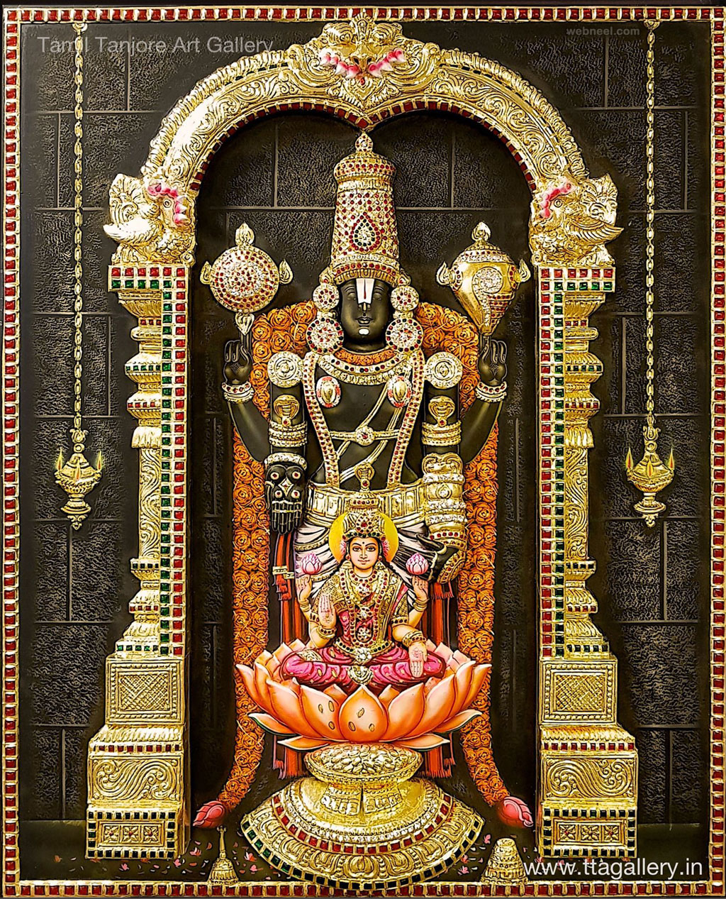 Tanjore Painting Venkatesh Tamil Tanjore Art Gallery 14