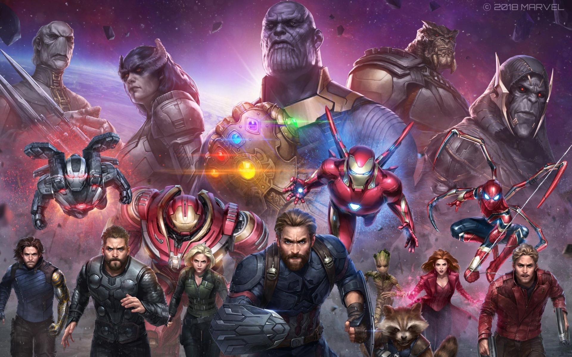 Wallpaper Of Avengers Infinity War, All Heroes, Marvel Cap Vs Team Iron Man Vs Team Thor HD Wallpaper