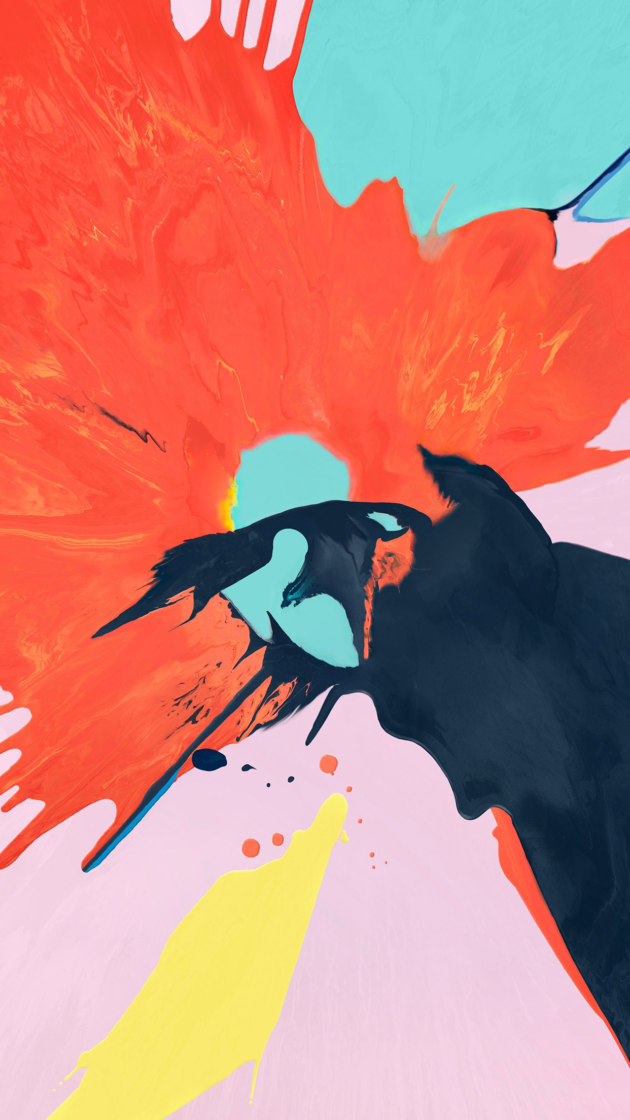 iPhone X wallpaper. apple ipad pro new paint color art