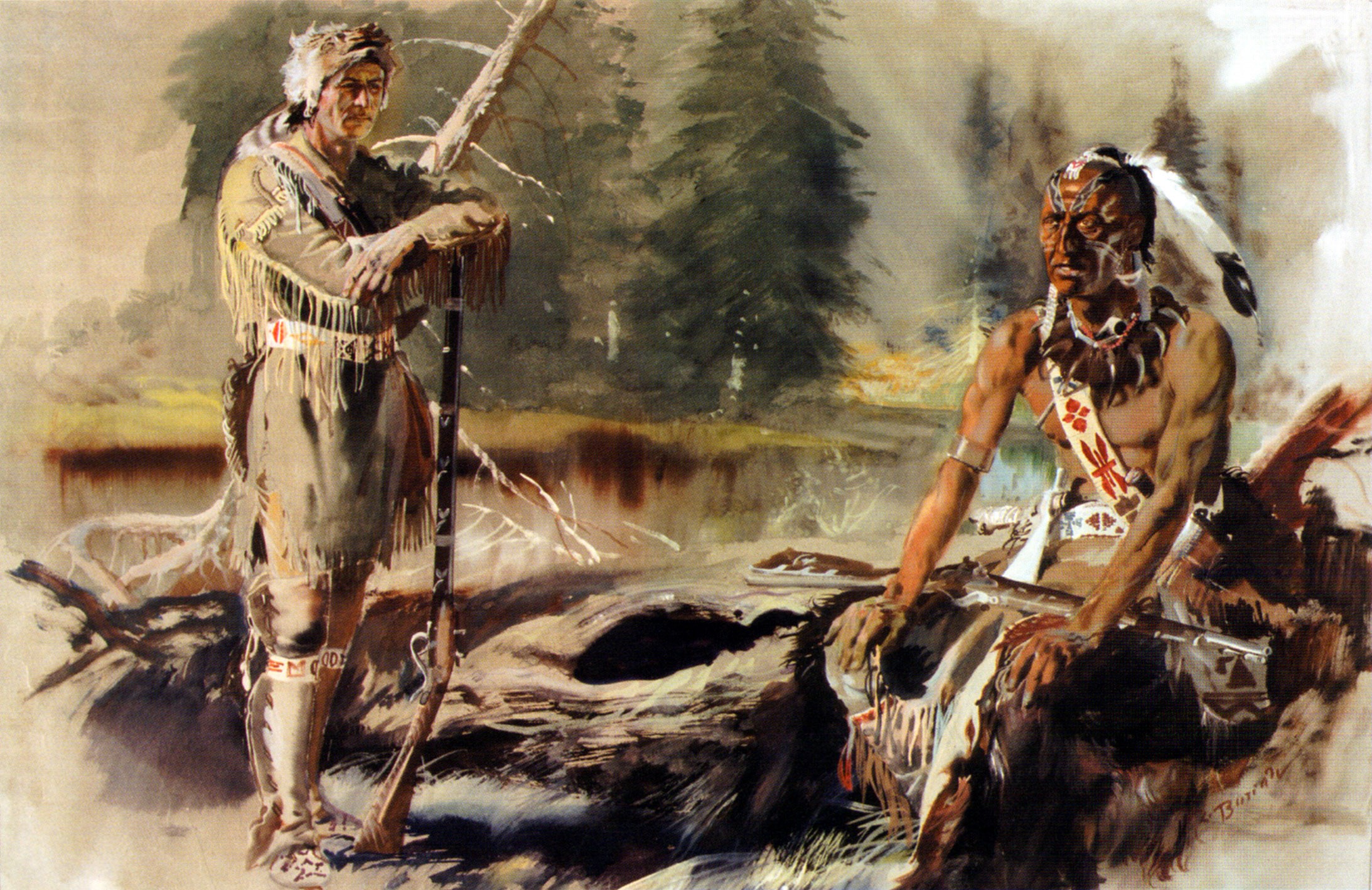 Last of the mohicans HD wallpaper, Background