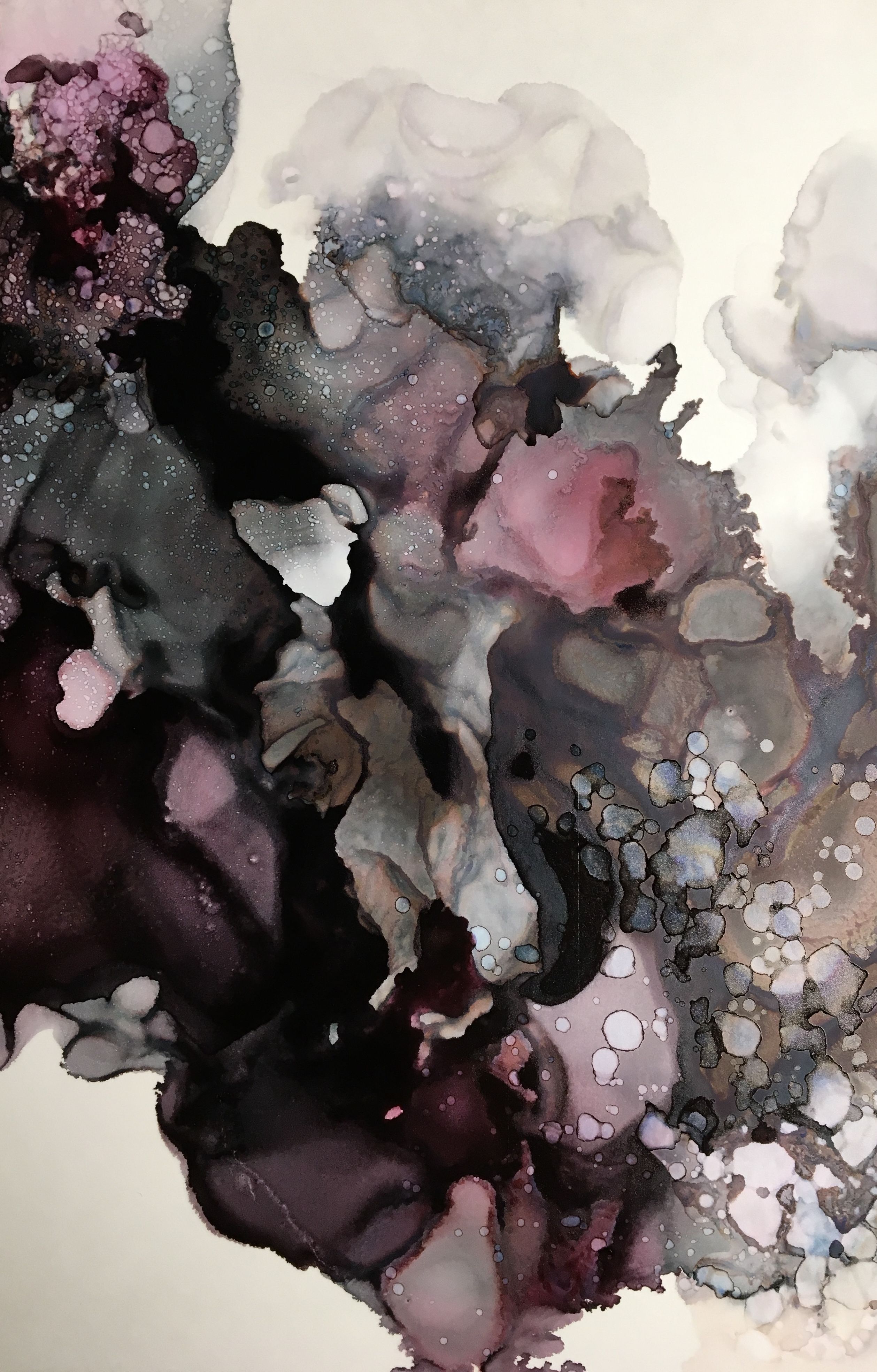 Alcohol Ink Painting. Pretty wallpaper iphone, iPhone wallpaper pattern, Alcohol ink painting